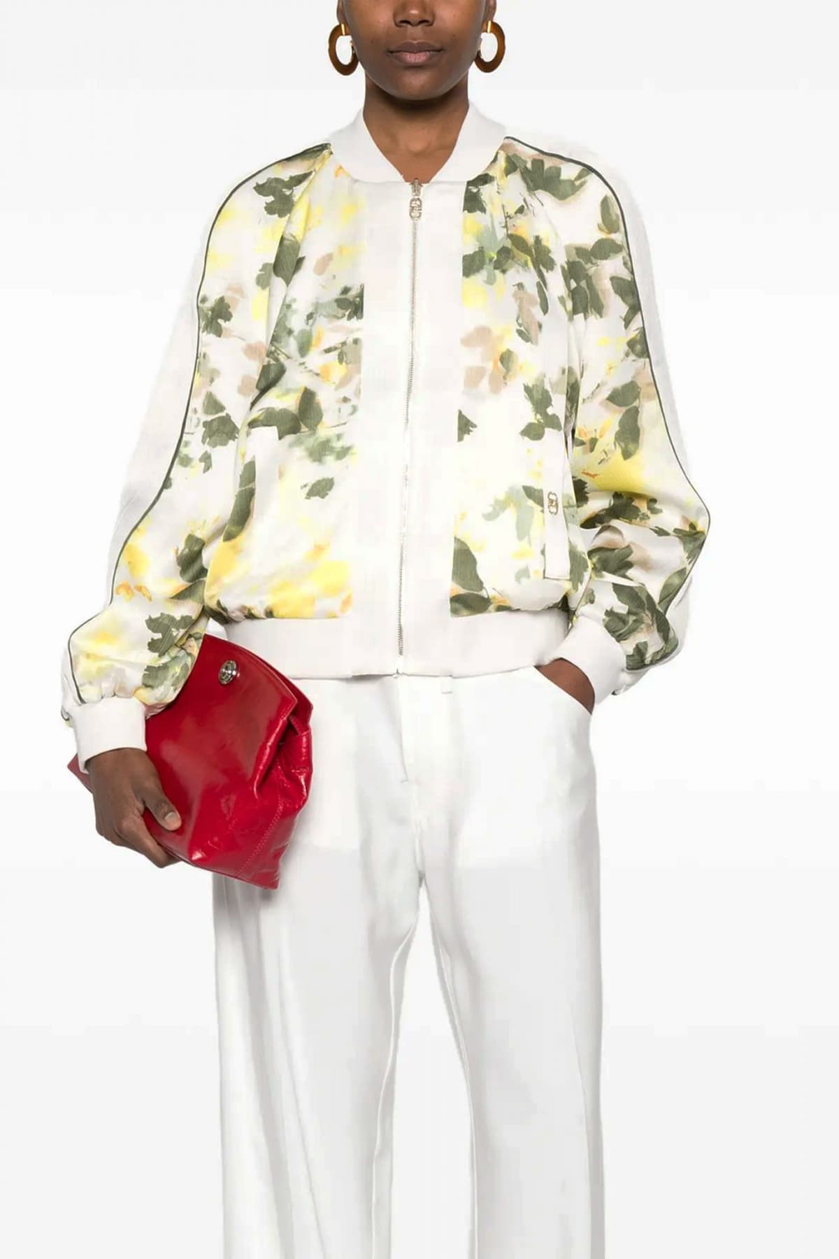 LIU-JO ZAKETA BOMBER ΕΜΠΡΙΜΕ ΔΙΠΛΗΣ ΟΨΕΩΣ ΕΚΡΟΥ