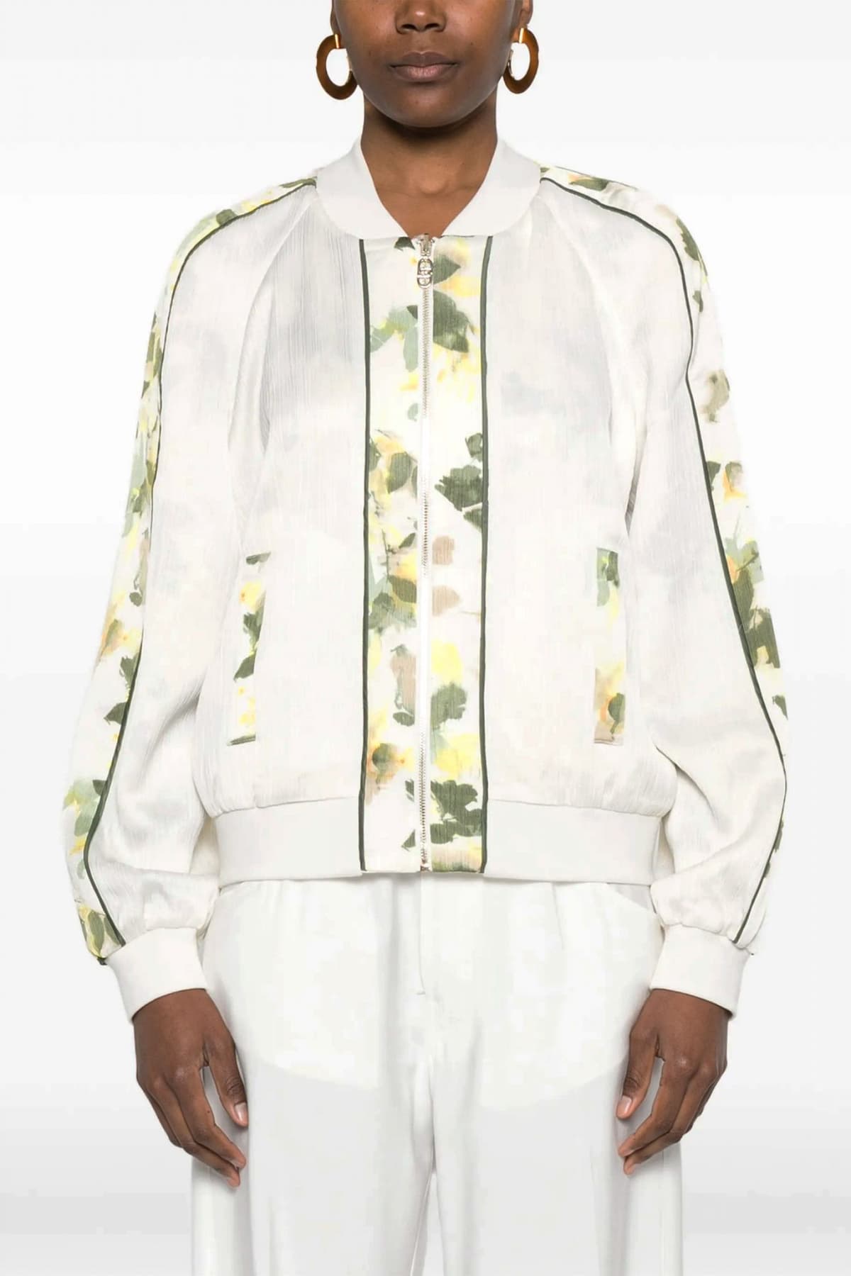 LIU-JO ZAKETA BOMBER ΕΜΠΡΙΜΕ ΔΙΠΛΗΣ ΟΨΕΩΣ ΕΚΡΟΥ