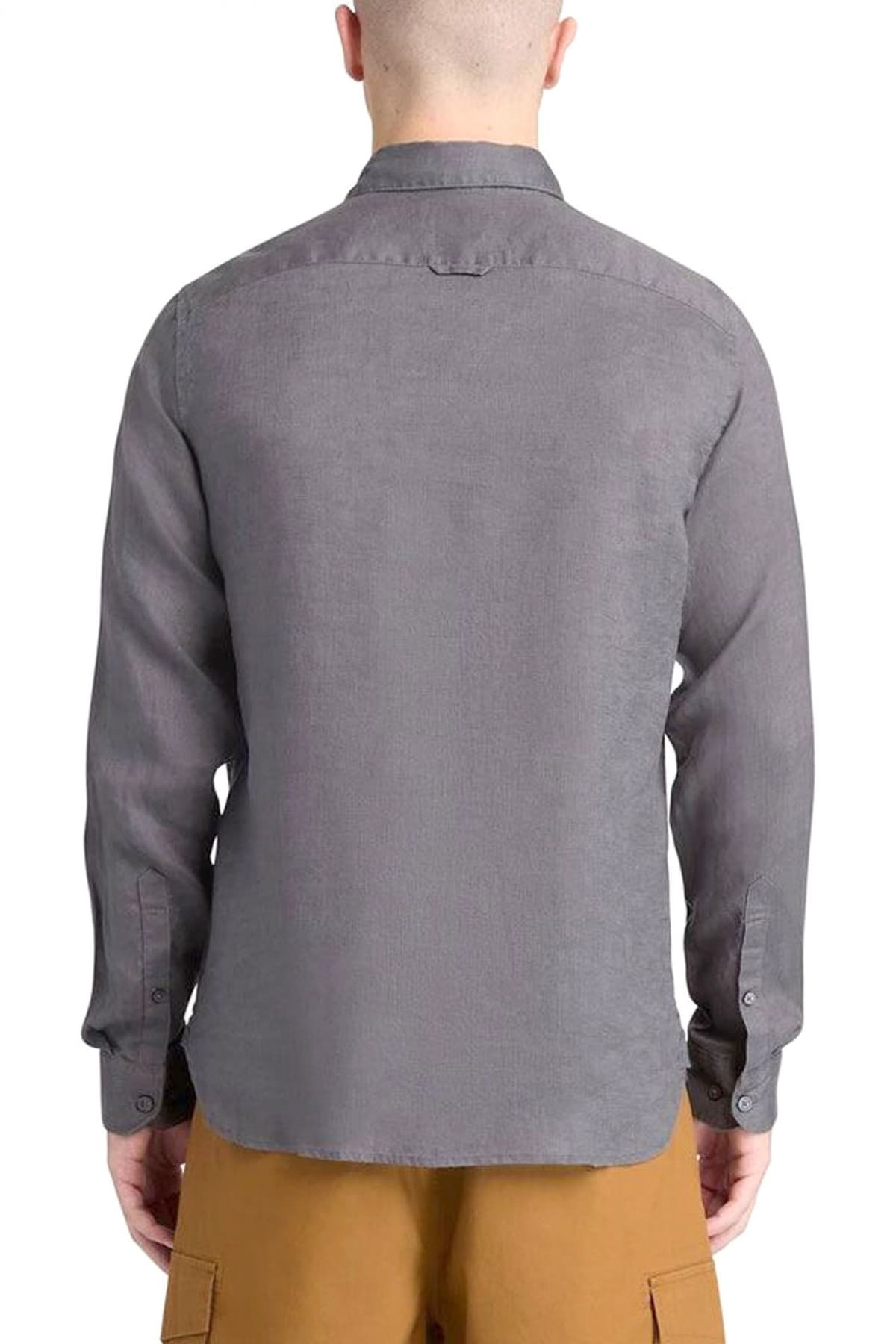 TIMBERLAND ΠΟΥΚΑΜΙΣΟ ΛΙΝΟ BUTTON DOWN ΑΝΘΡΑΚΙ
