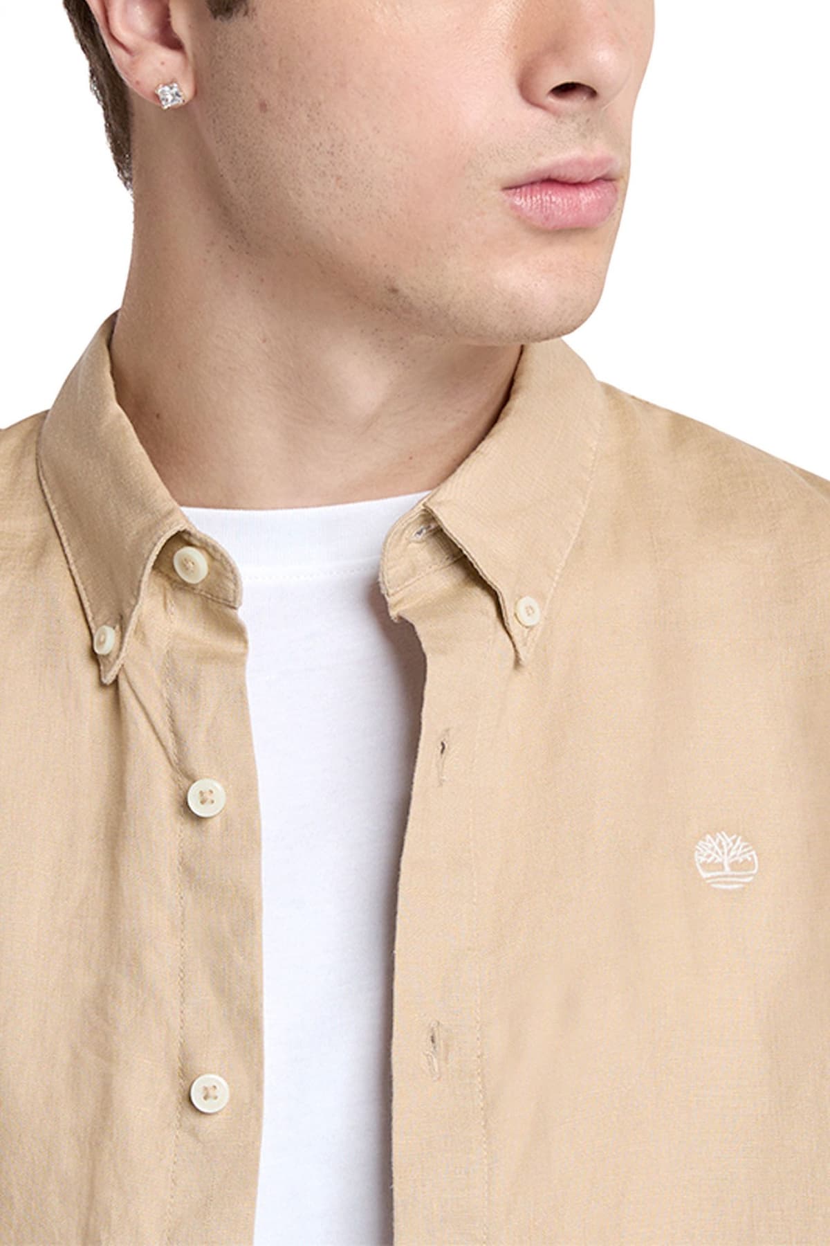 Men's Shirts Timberland Beige