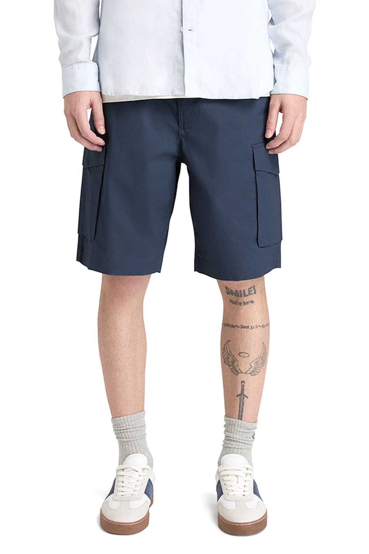 TIMBERLAND ΒΕΡΜΟΥΔΑ CARGO LOOSE FIT ΜΠΛΕ