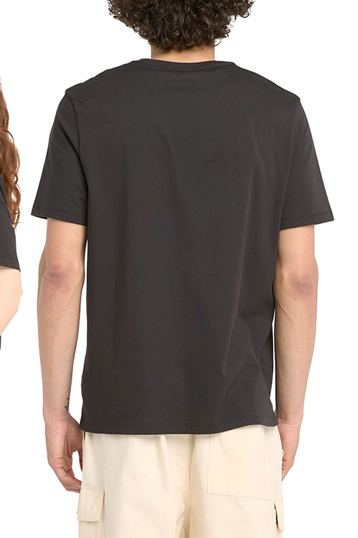 TIMBERLAND T-SHIRT AUTHENTIC FIT LOGO ΜΑΥΡΟ