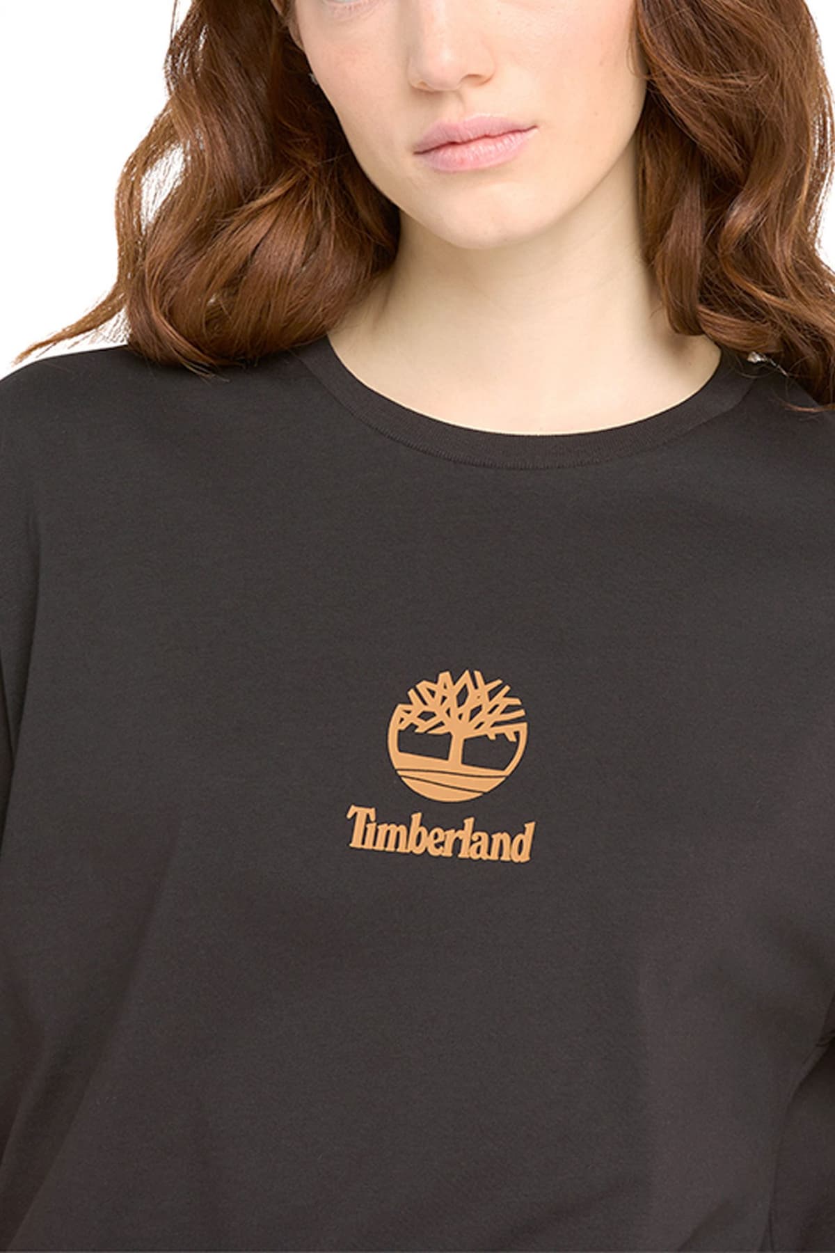 TIMBERLAND T-SHIRT AUTHENTIC FIT LOGO ΜΑΥΡΟ