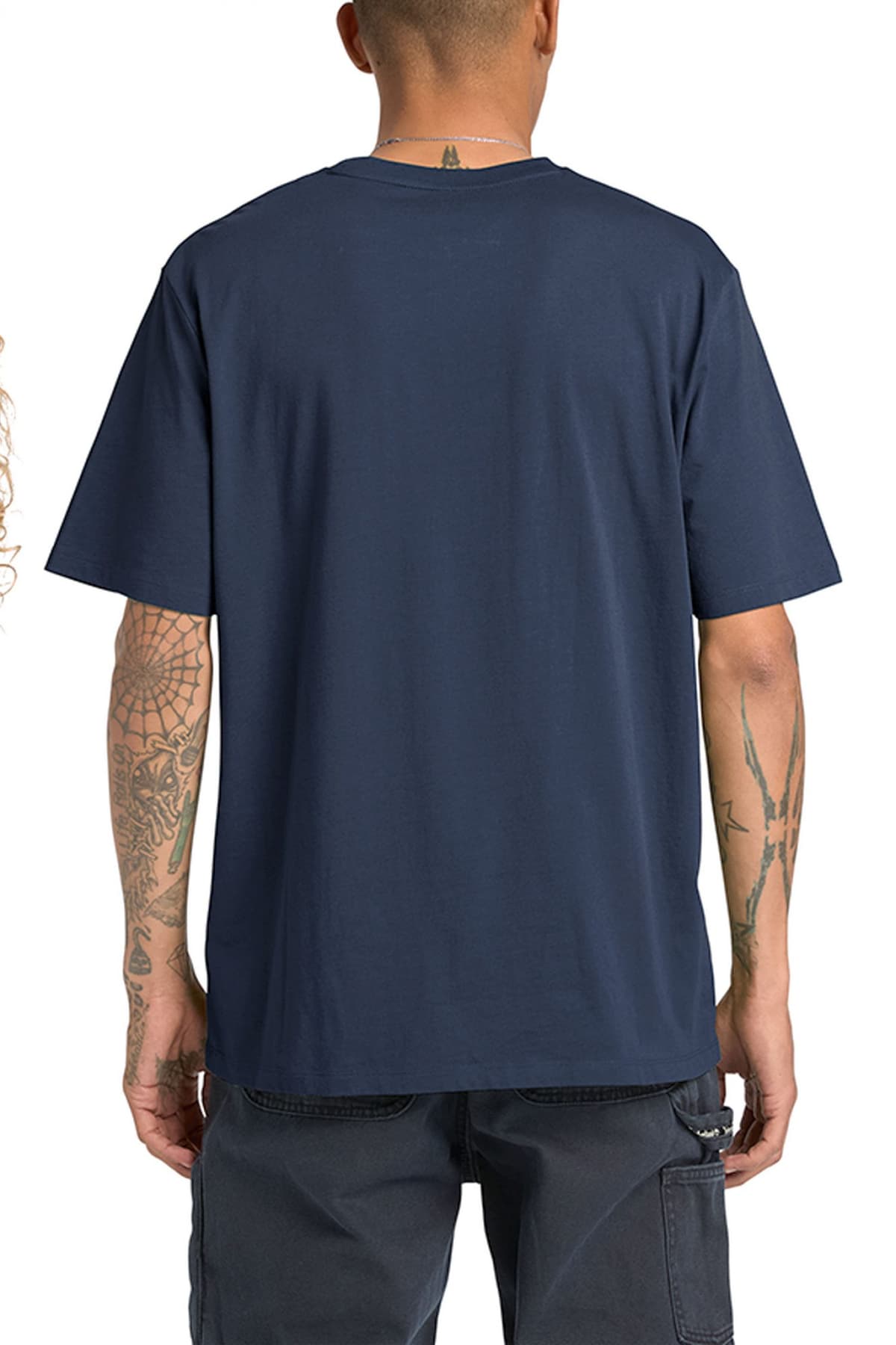 TIMBERLAND T-SHIRT AUTHENTIC FIT LOGO ΜΠΛΕ