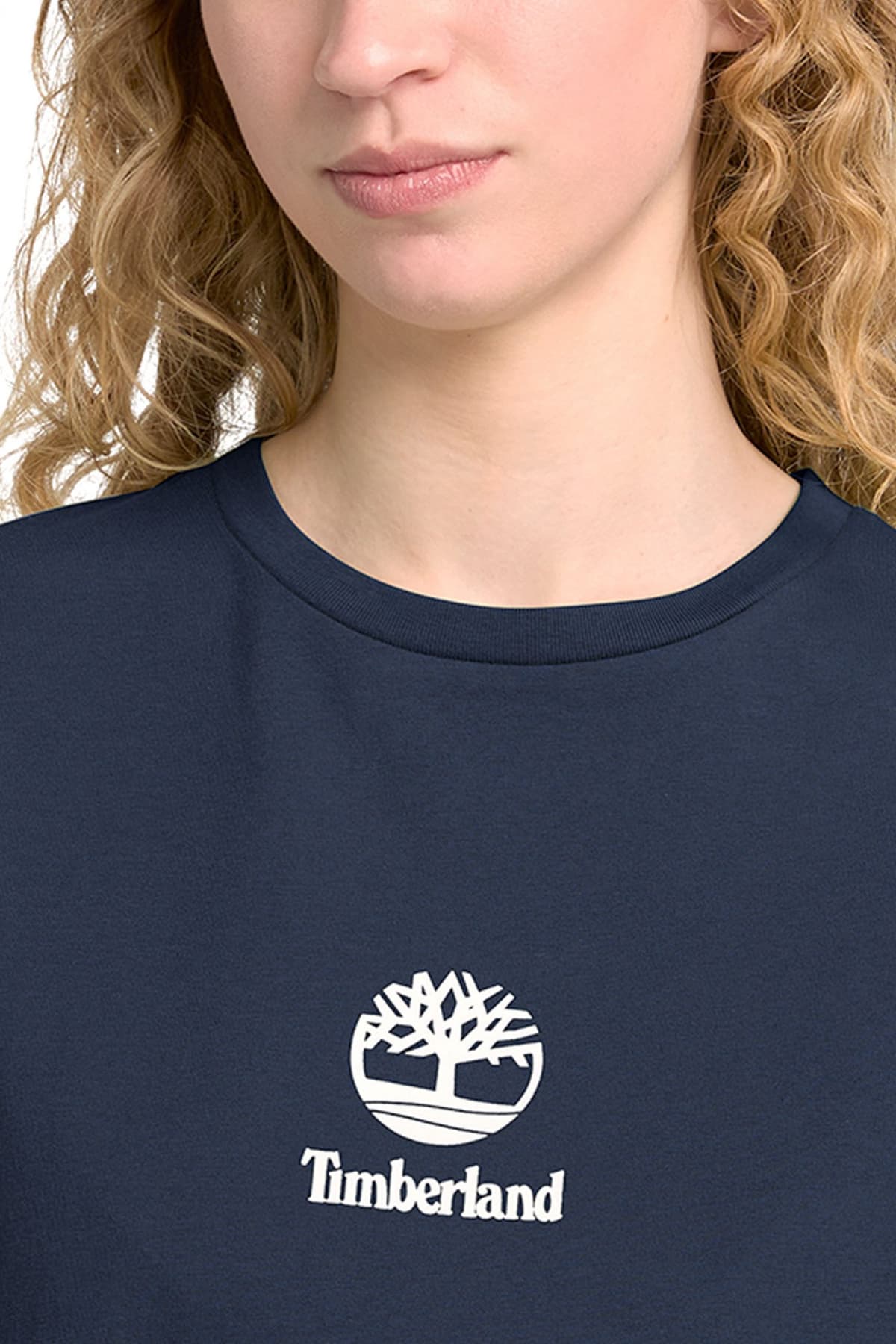 TIMBERLAND T-SHIRT AUTHENTIC FIT LOGO ΜΠΛΕ