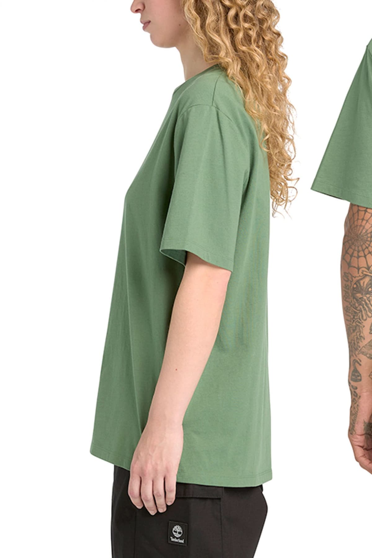 TIMBERLAND T-SHIRT AUTHENTIC FIT LOGO ΠΡΑΣΙΝΟ