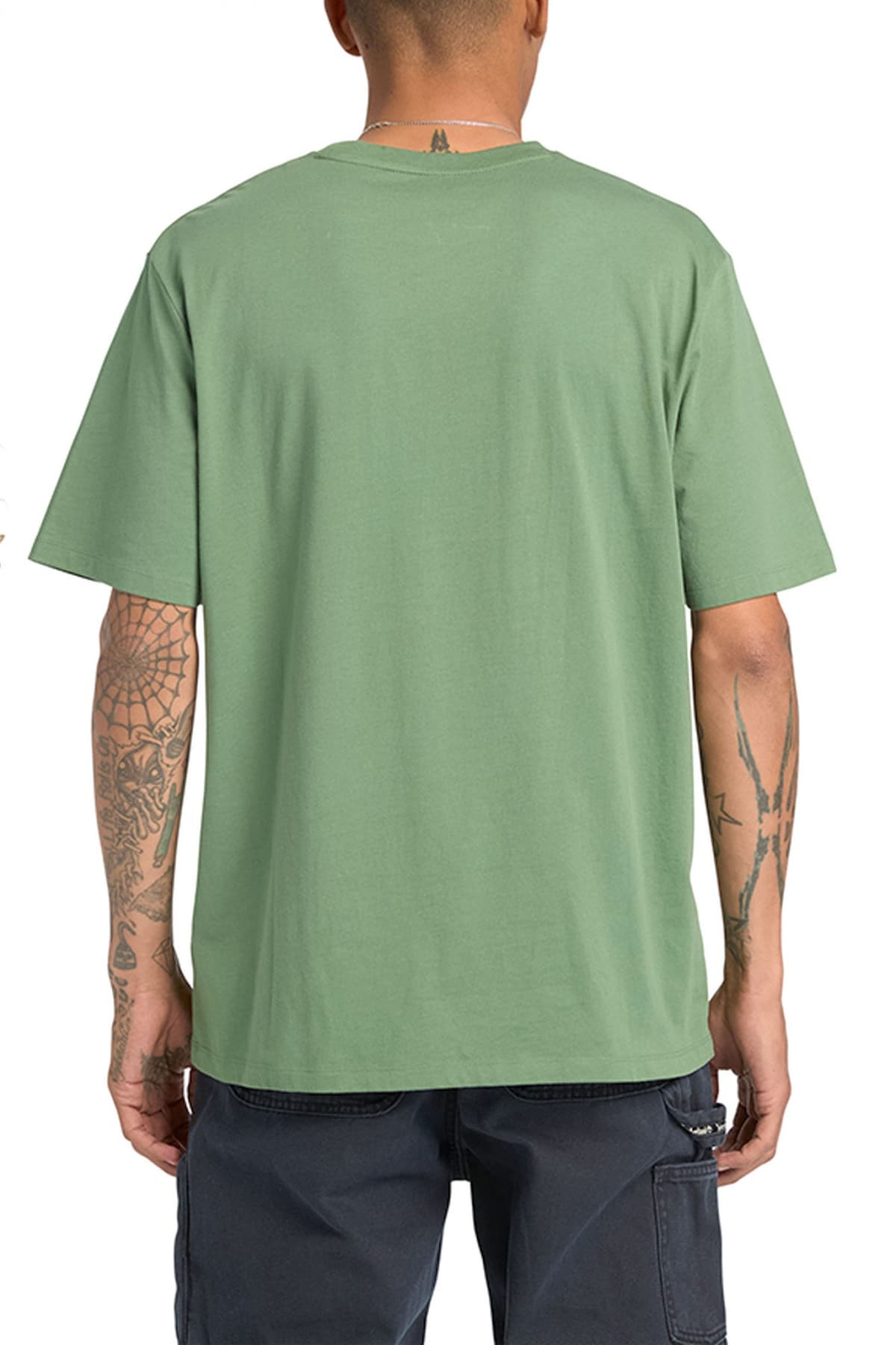 TIMBERLAND T-SHIRT AUTHENTIC FIT LOGO ΠΡΑΣΙΝΟ
