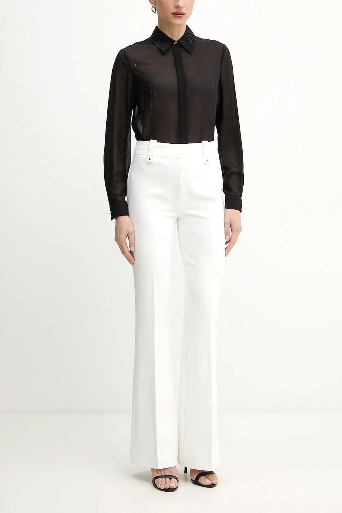 LIU-JO ΠΑΝΤΕΛΟΝΙ FLAIRED ΕΚΡΟΥ