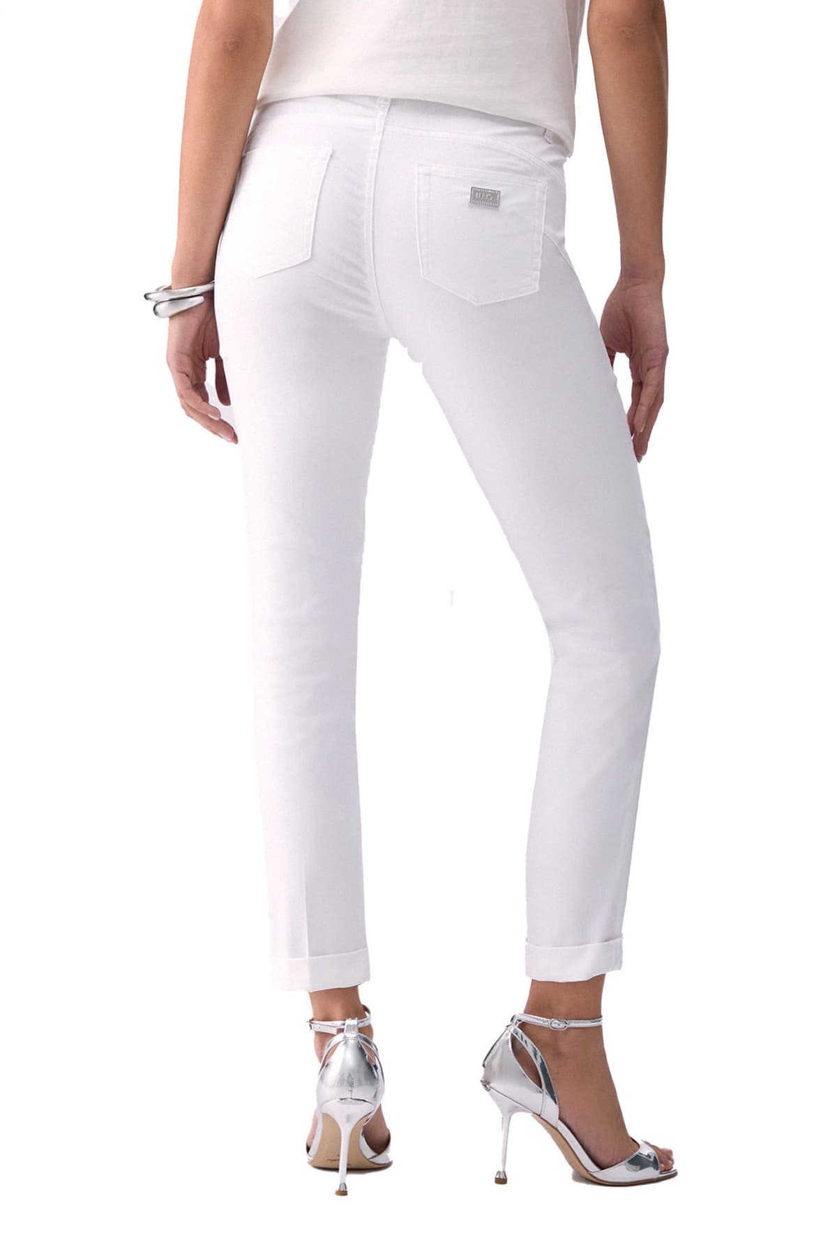 LIU-JO ΠΑΝΤΕΛΟΝΙ MONROE SKINNY REGULAR WAIST ΛΕΥΚΟ