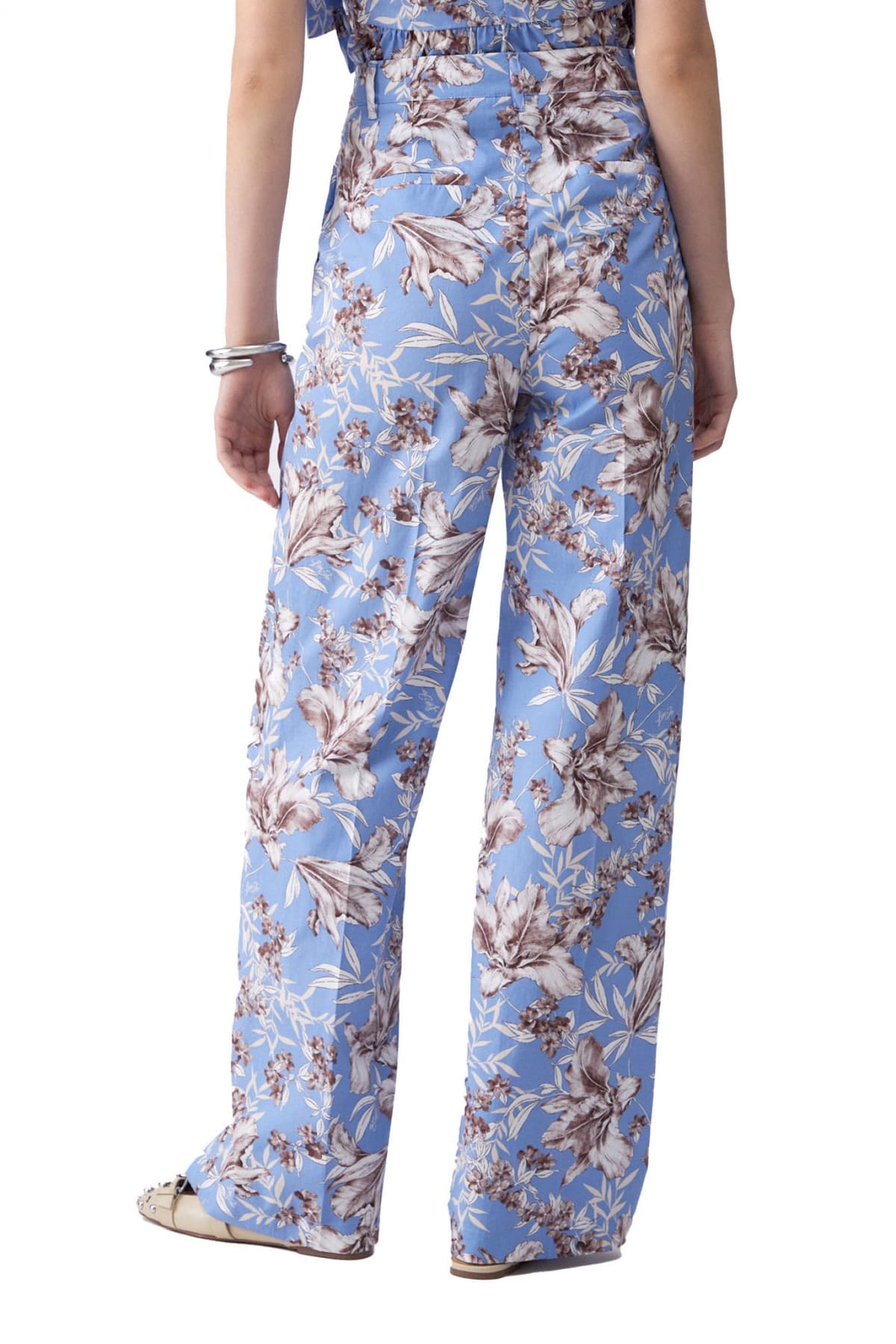 LIU-JO ΠΑΝΤΕΛΟΝΙ FLORAL ΣΙΕΛ