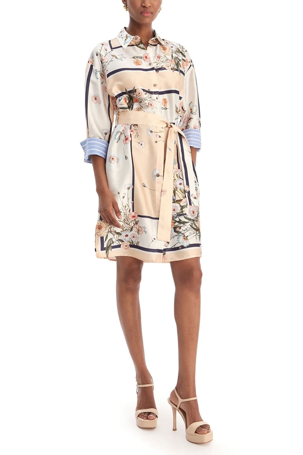 LIU-JO ΦΟΡΕΜΑ MIDI ΕΜΠΡΙΜΕ ΕΚΡΟΥ