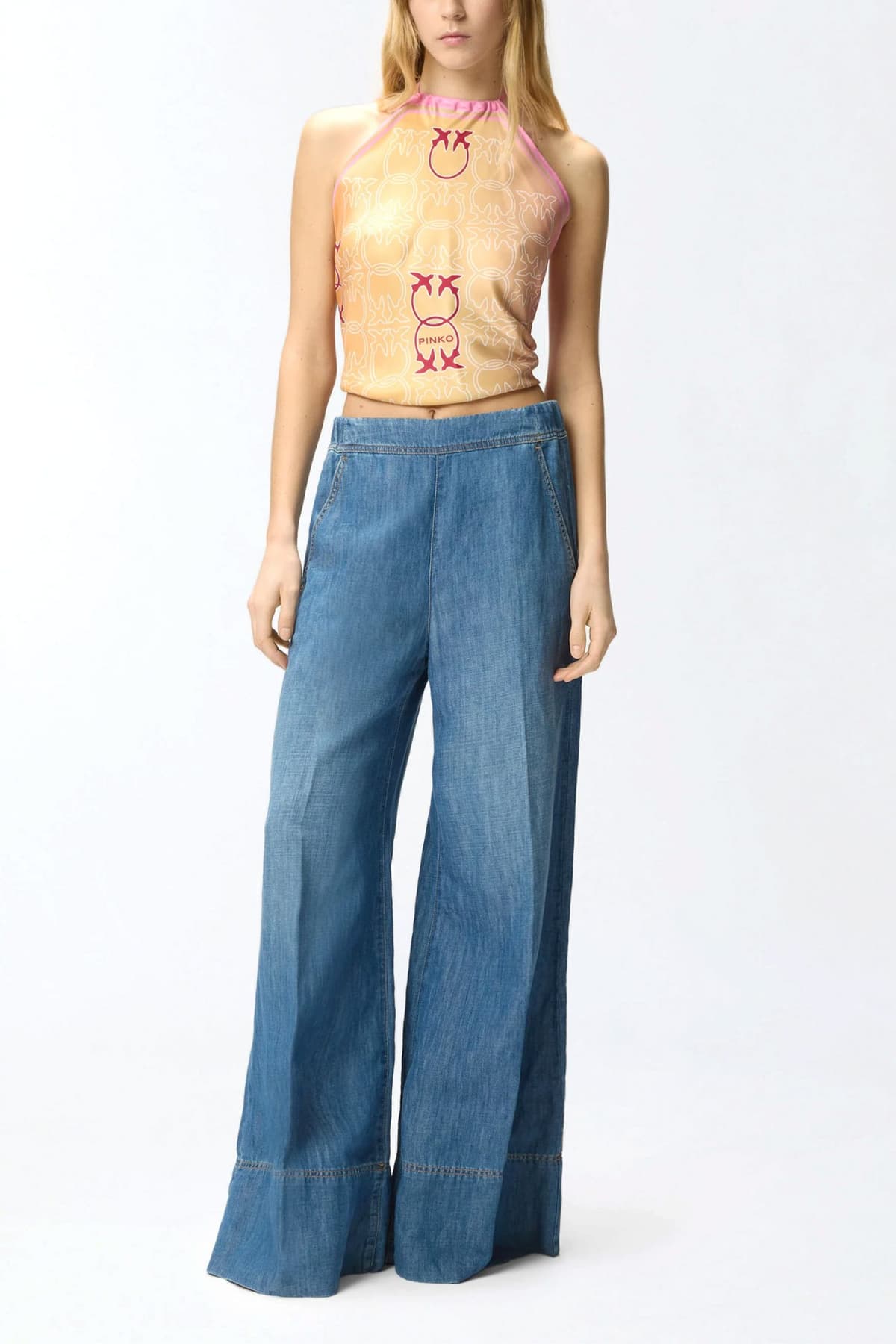 Women's Pants Pinko Blue