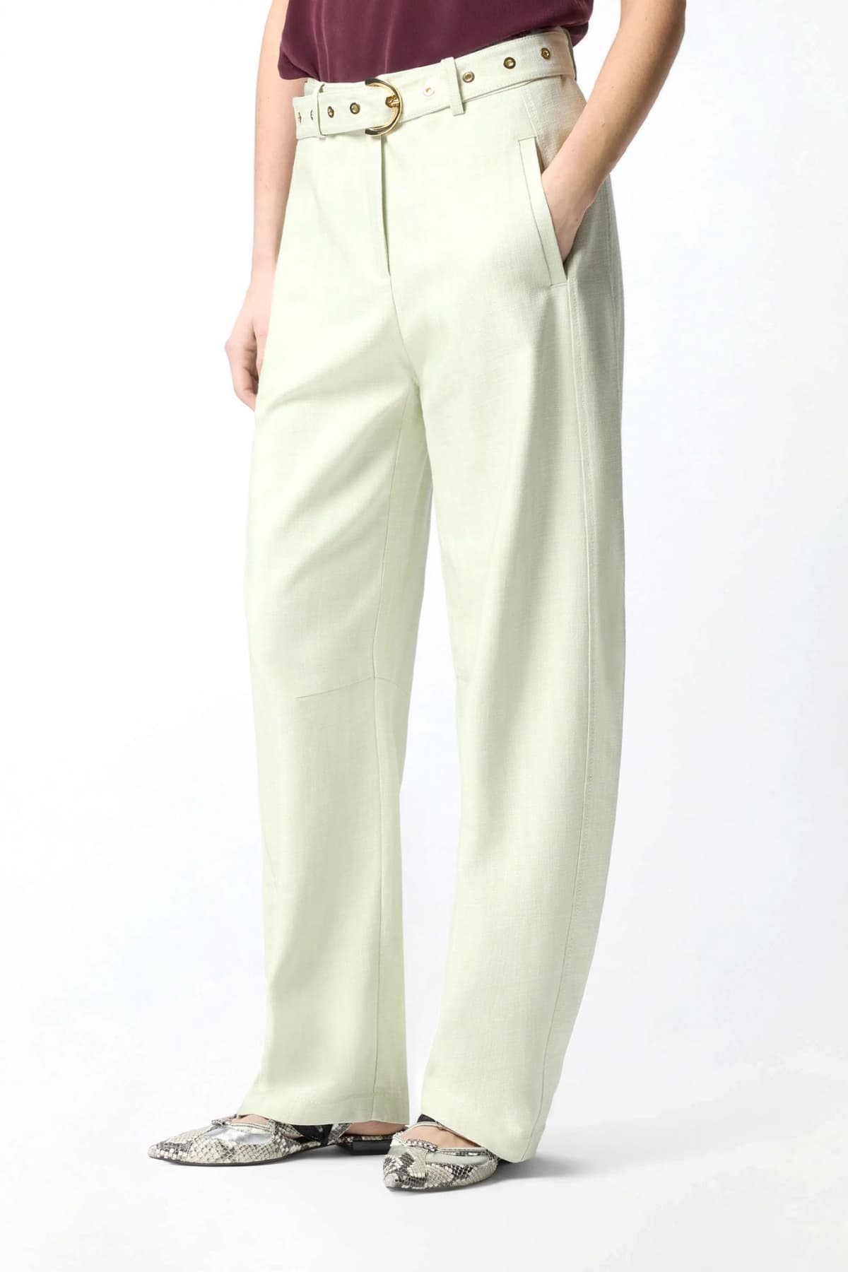 Women's Pants Pinko Beige