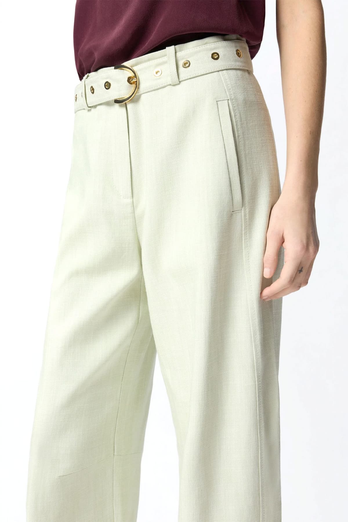 Women's Pants Pinko Beige