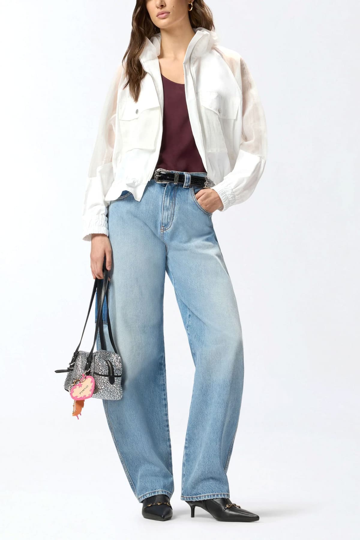 Women's Jackets & Coats Pinko White