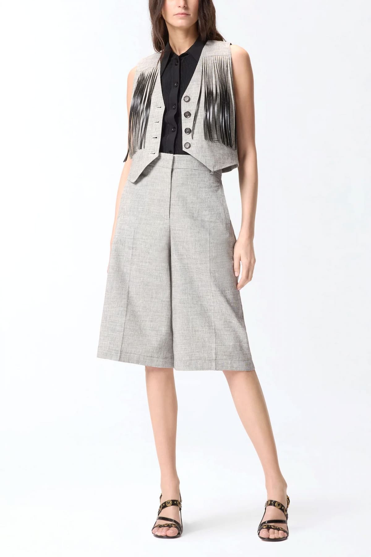 Women's Pants Pinko Gray