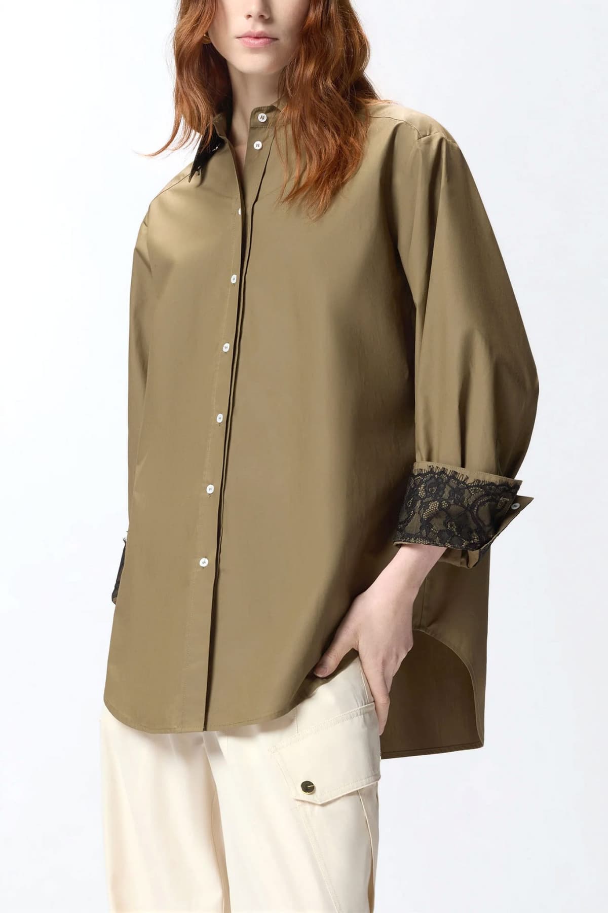 Women's Shirts Pinko Khaki