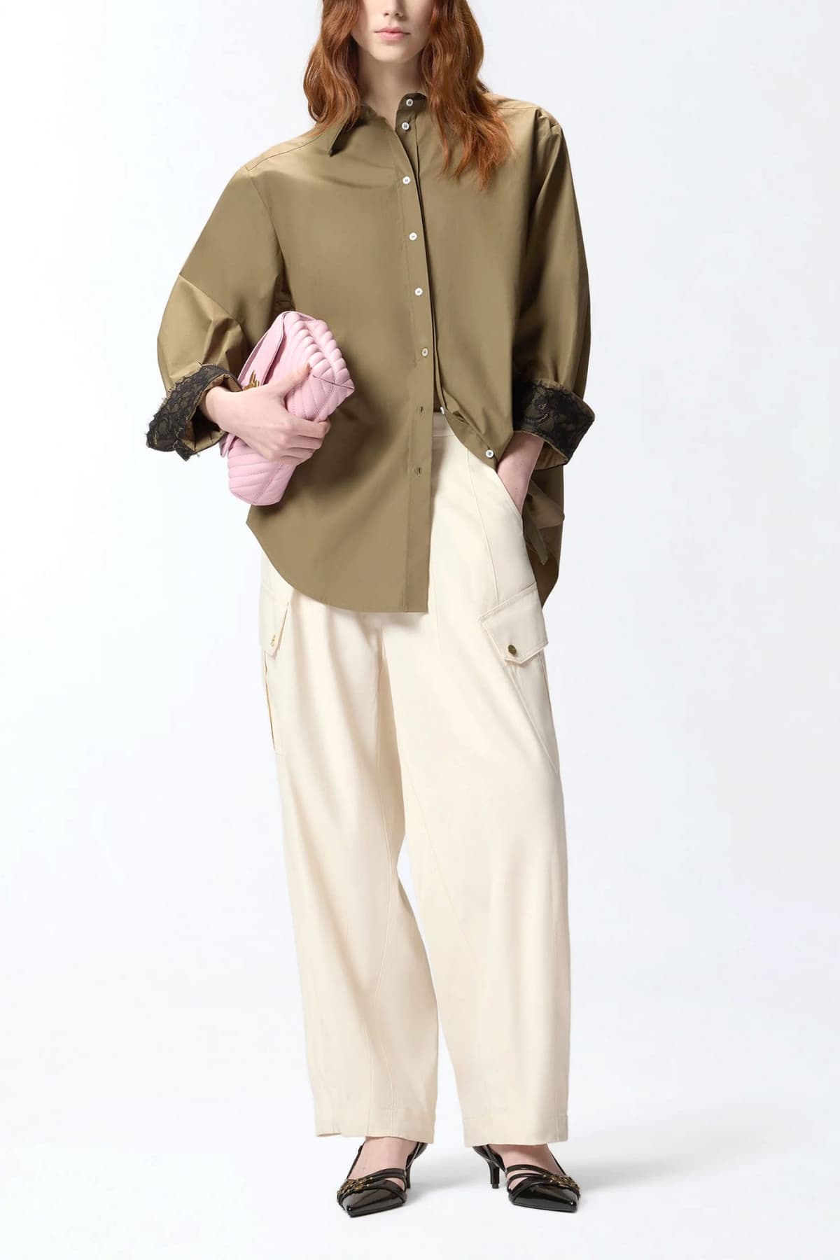 Women's Shirts Pinko Khaki