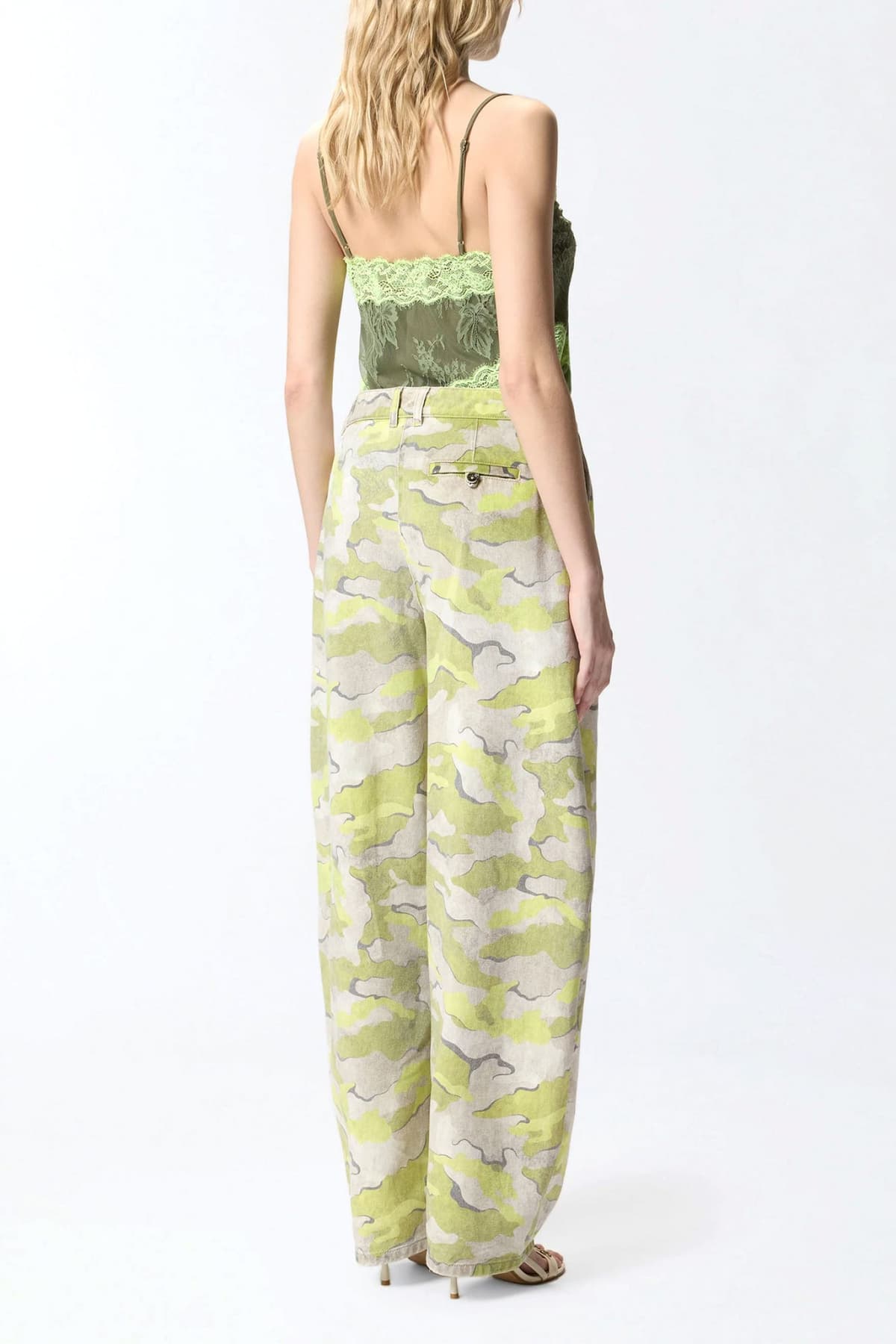 Women's Pants Pinko Green