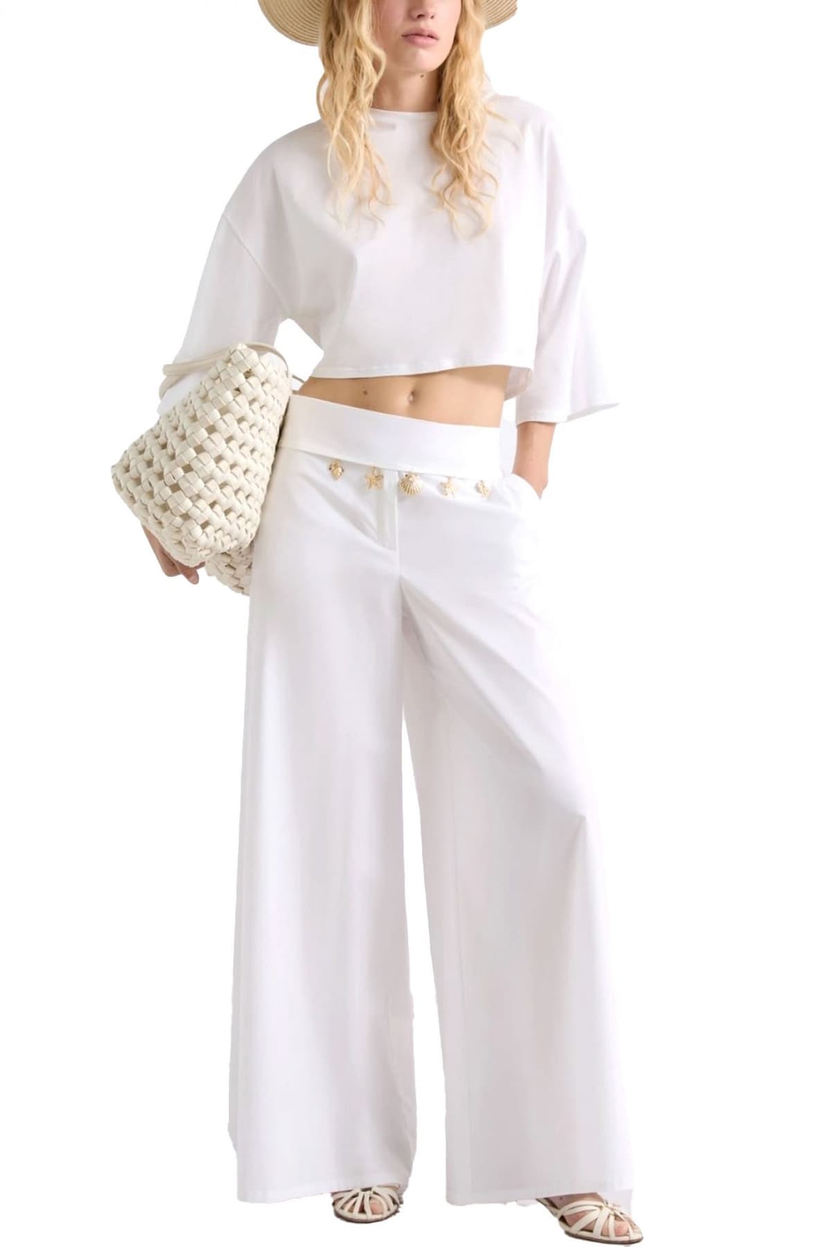 Women's Pants Marella White