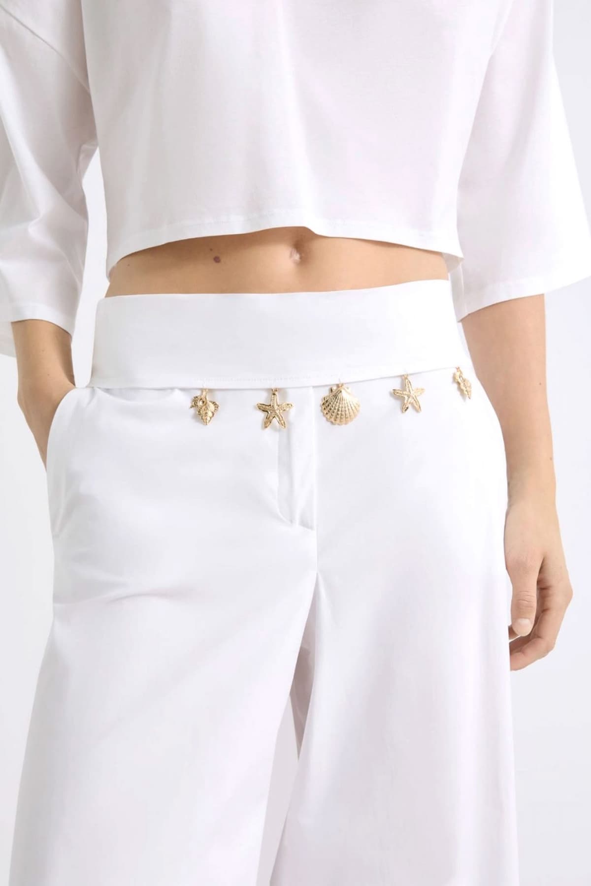 Women's Pants Marella White