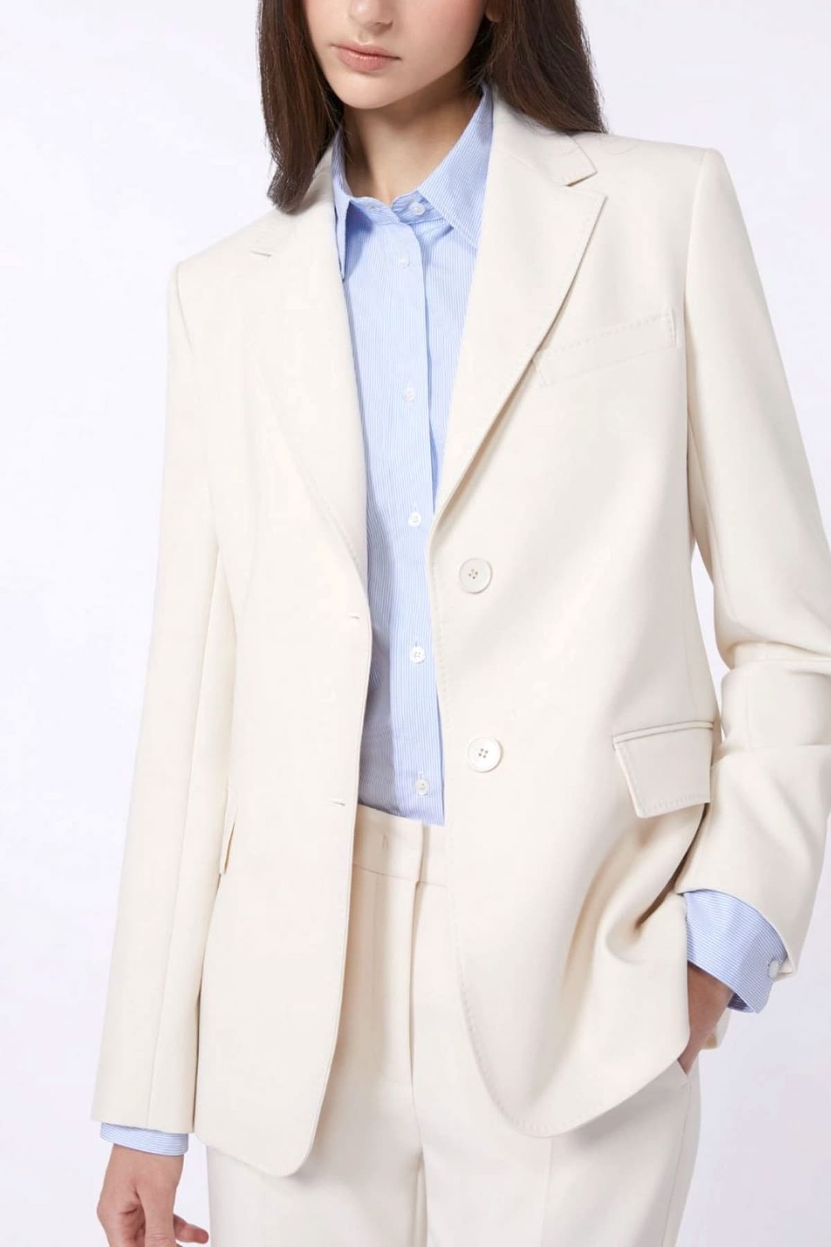 Women's Blazers Max Mara Weekend Ecru