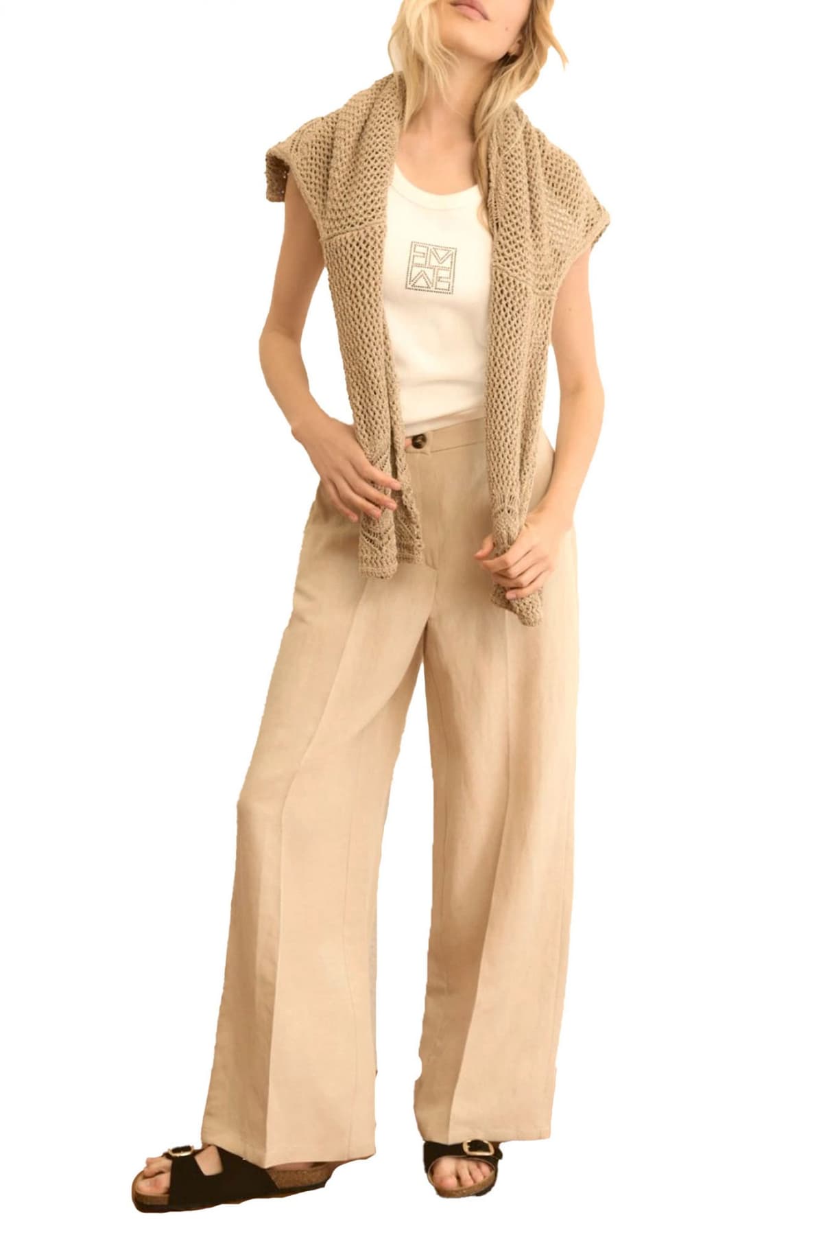 Women's Pants Marella Beige