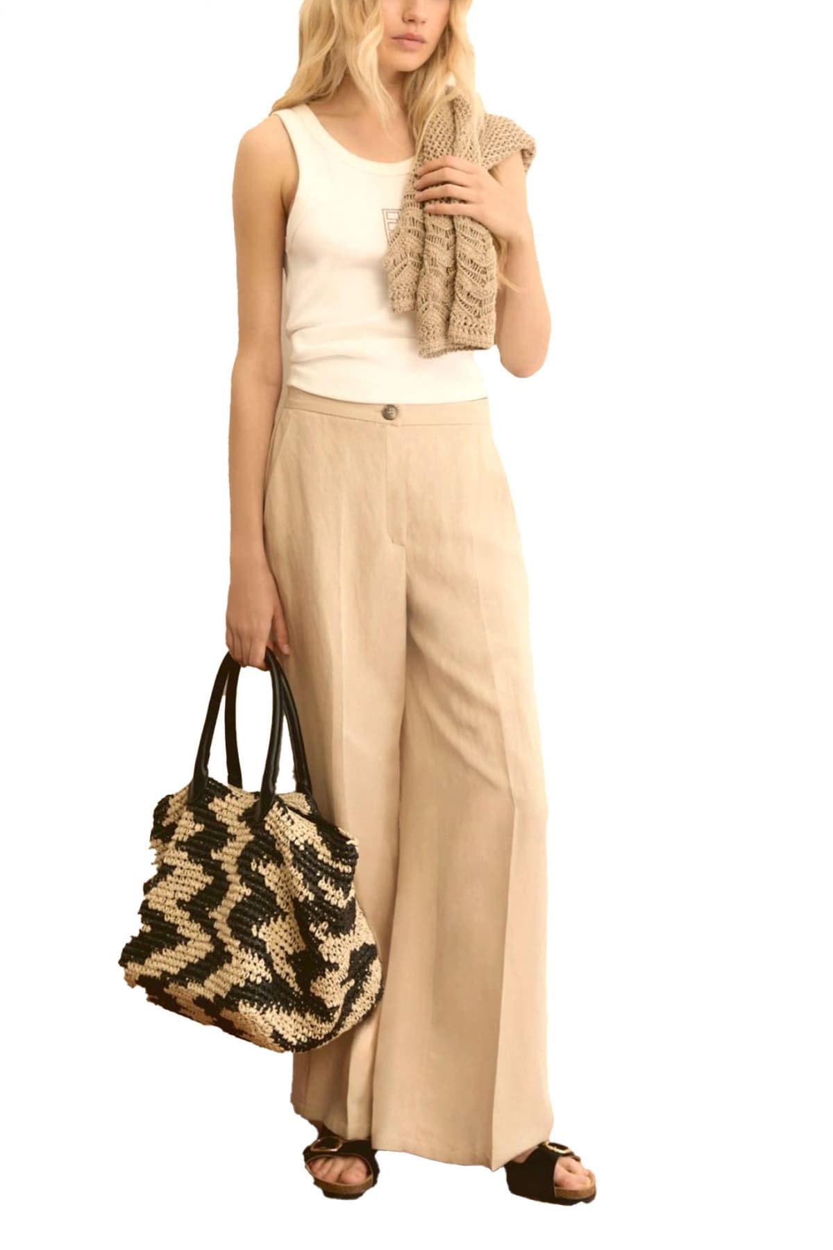Women's Pants Marella Beige