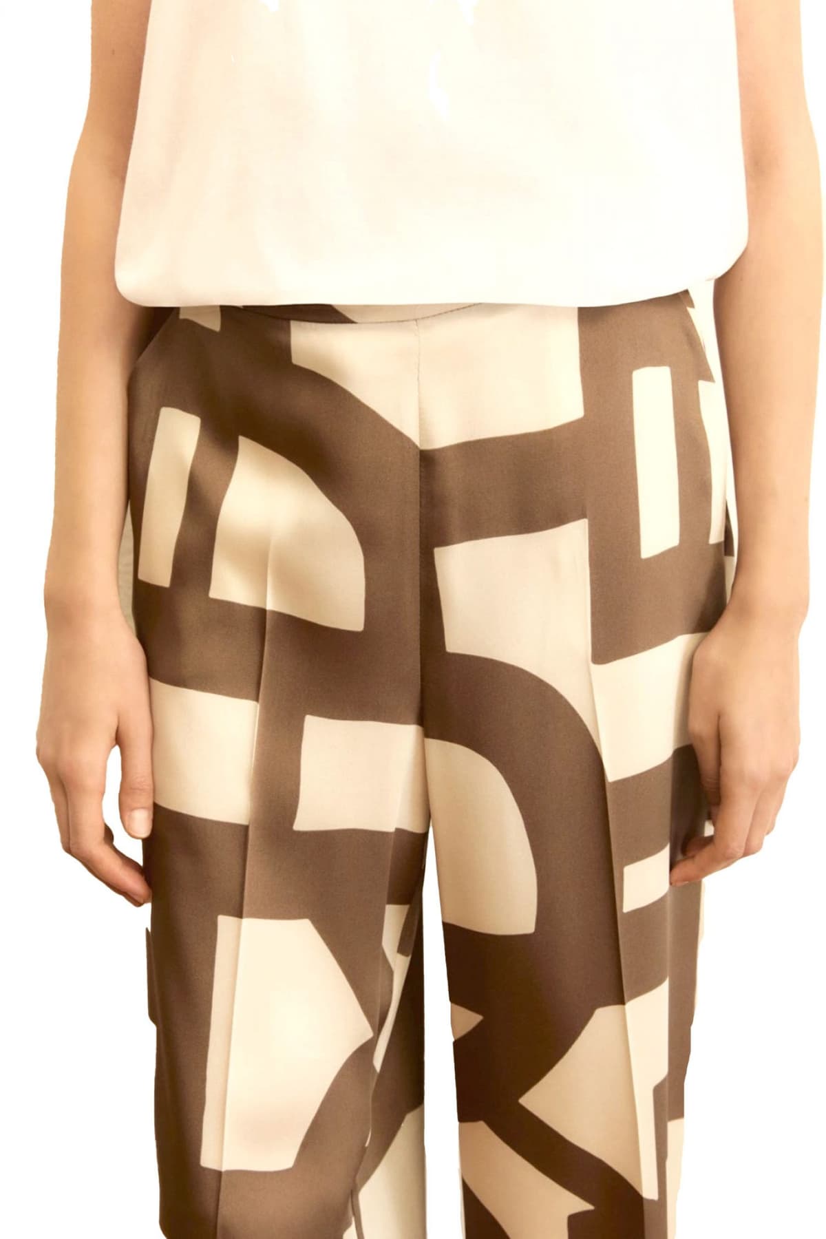 Women's Pants Marella Ecru