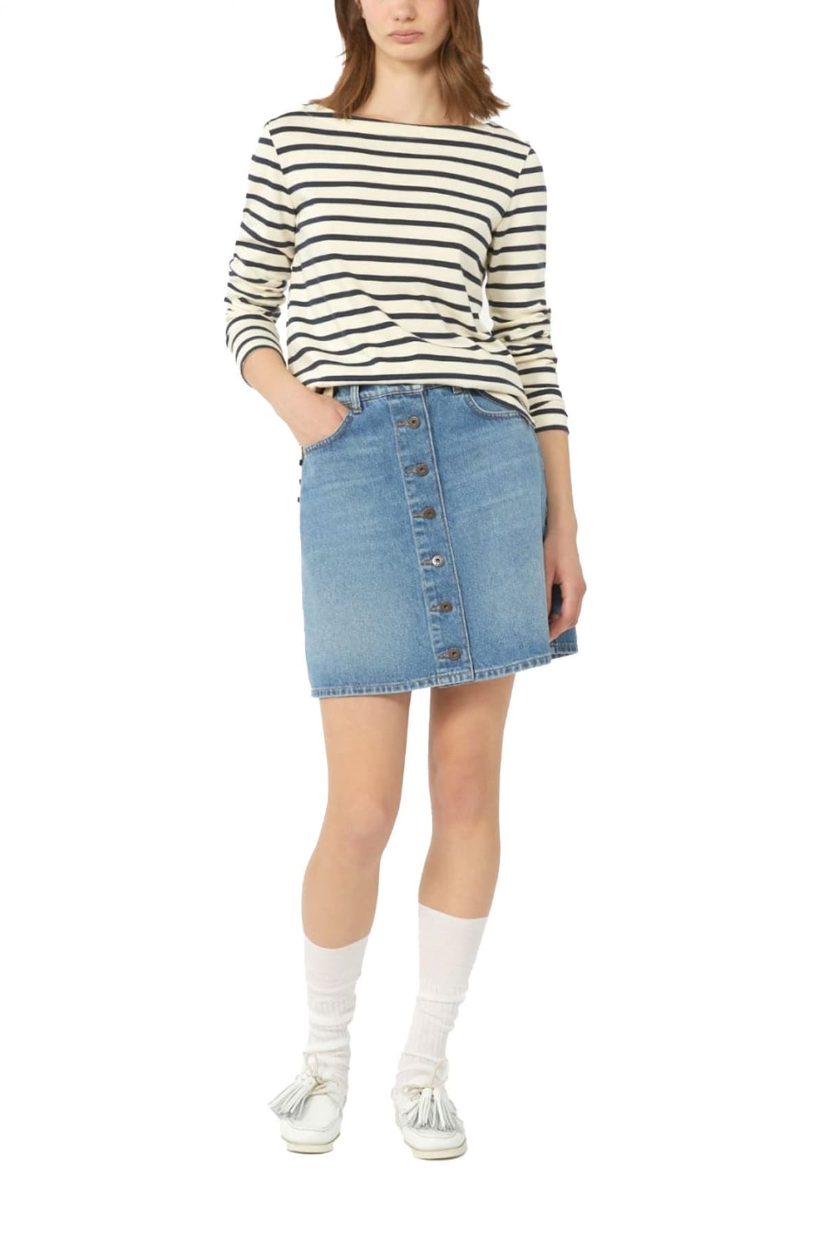 Women's T-Shirts Max Mara Weekend Ecru