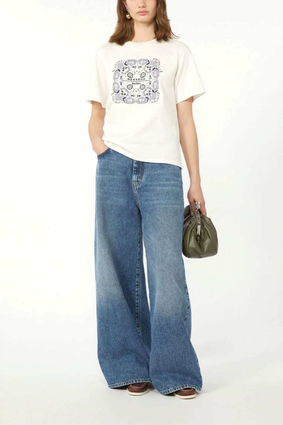 Women's T-Shirts Max Mara Weekend White