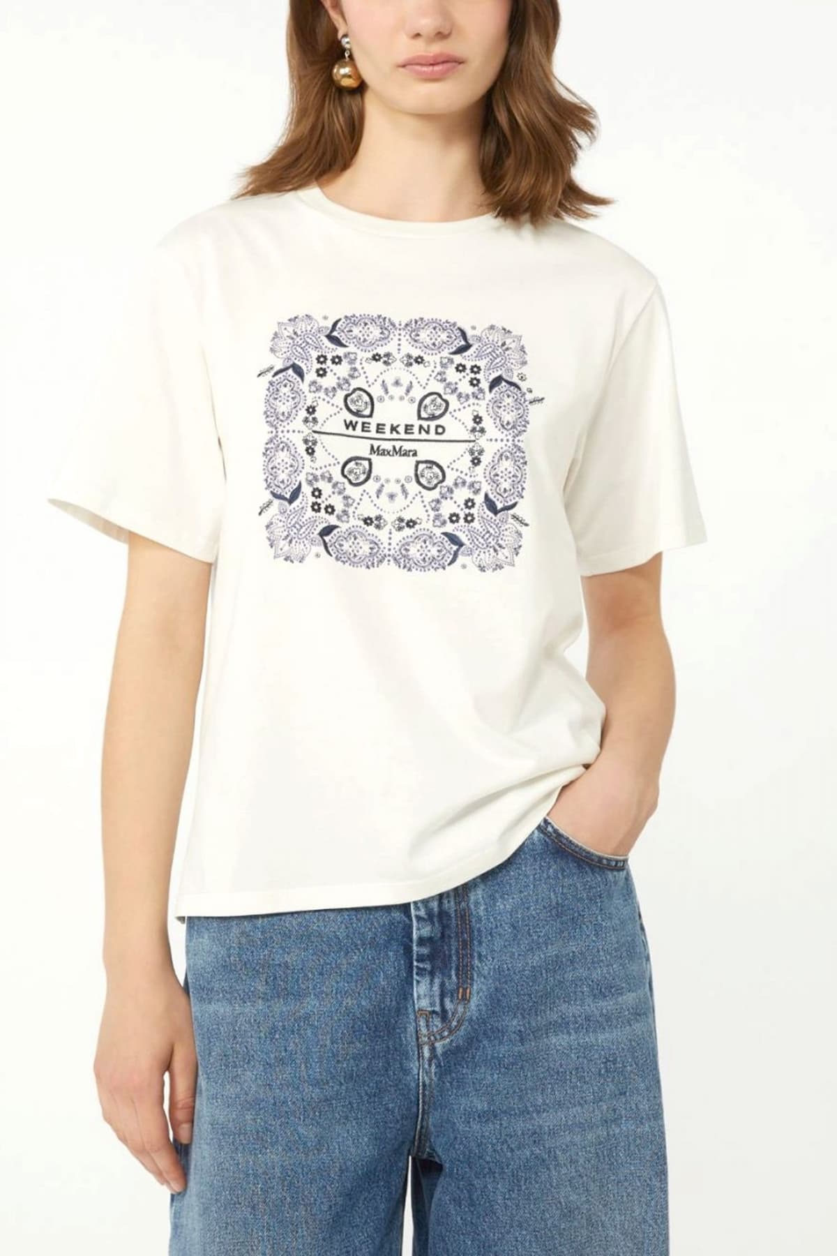 Women's T-Shirts Max Mara Weekend White