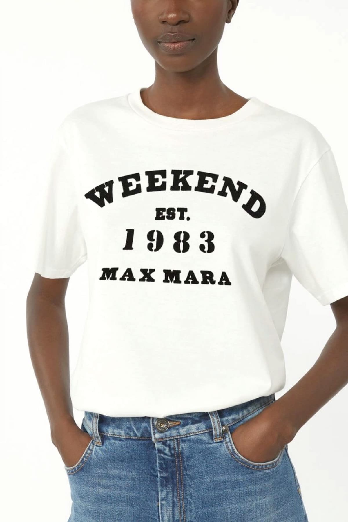 Women's T-Shirts Max Mara Weekend White