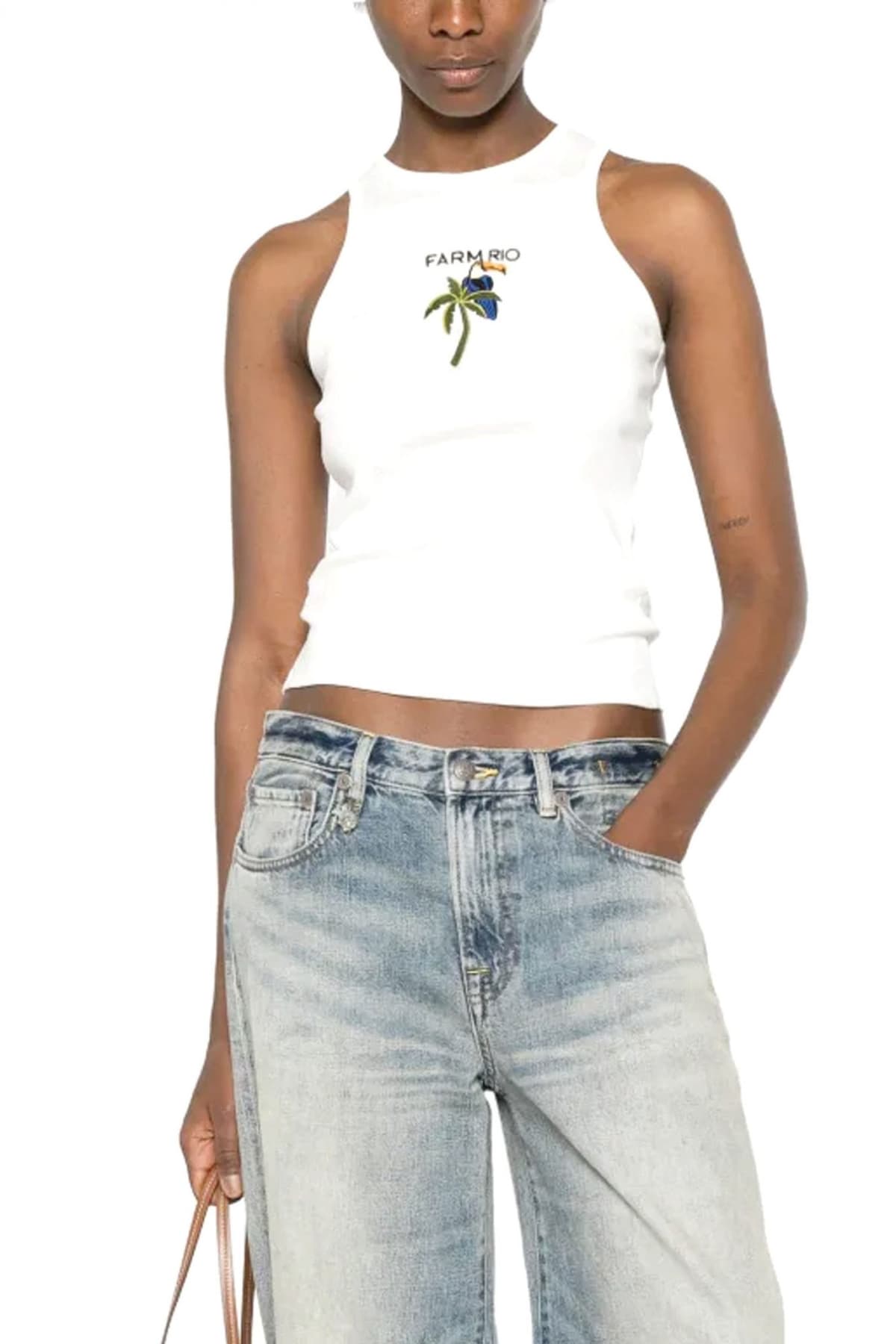 Women's Tops Farm Rio White