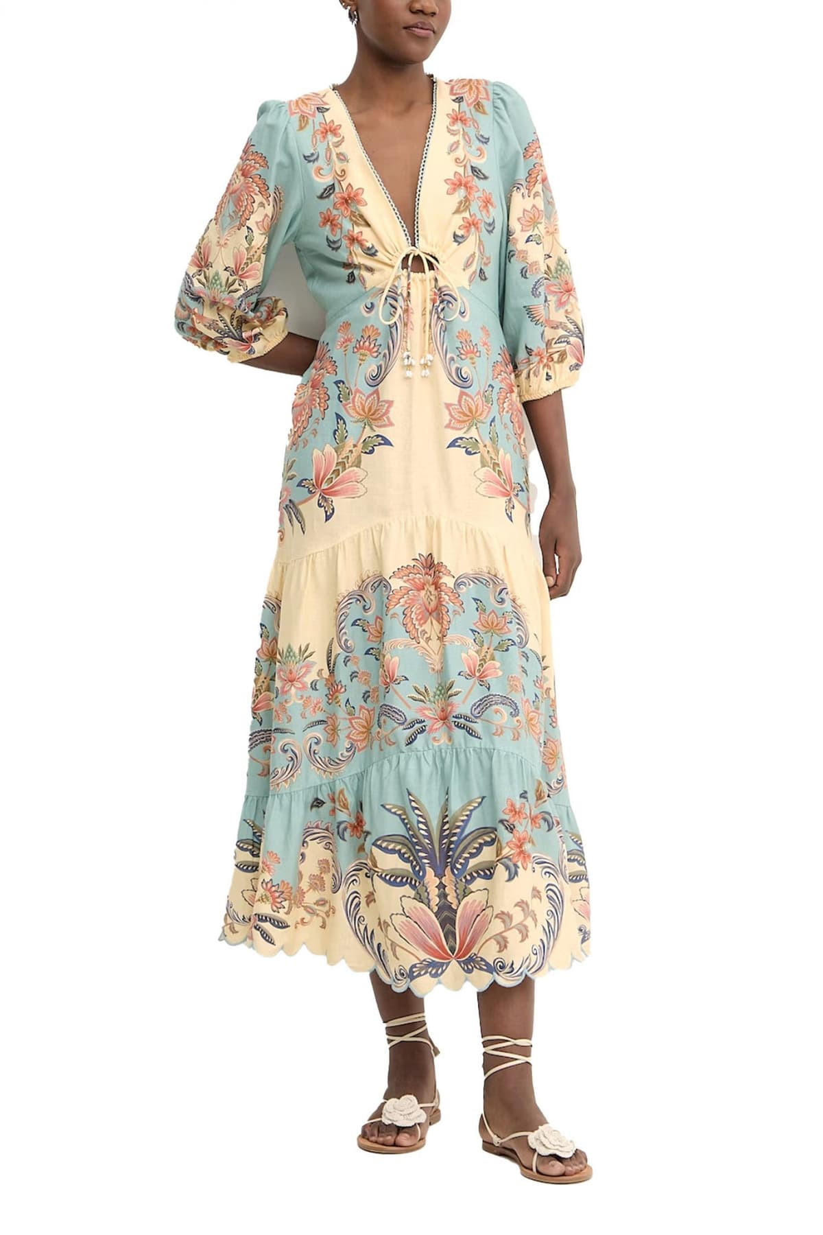 Women's Dresses Farm Rio Beige