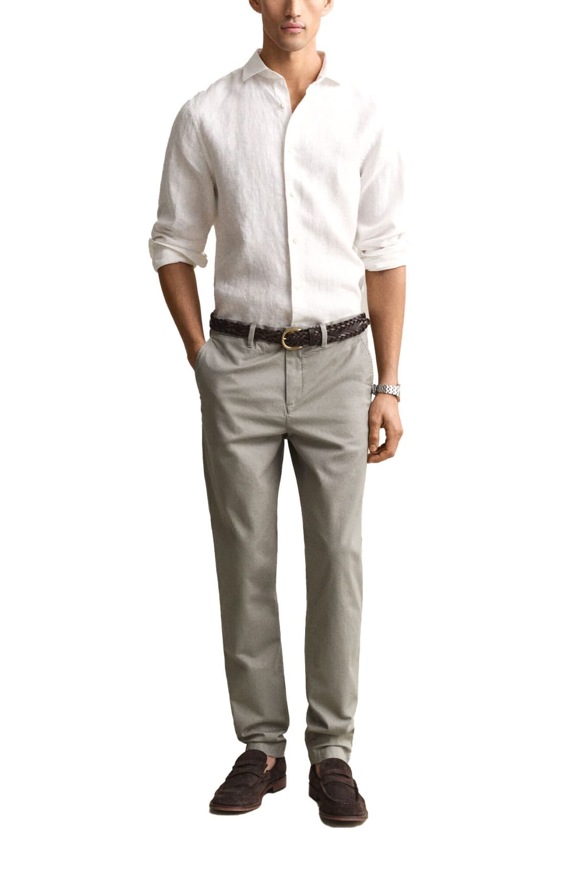 Men's Pants Gant Gray