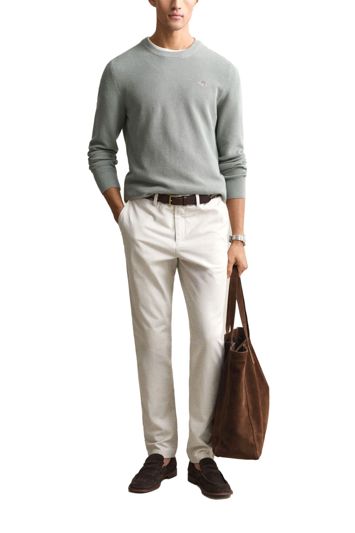 Men's Pants Gant Ecru