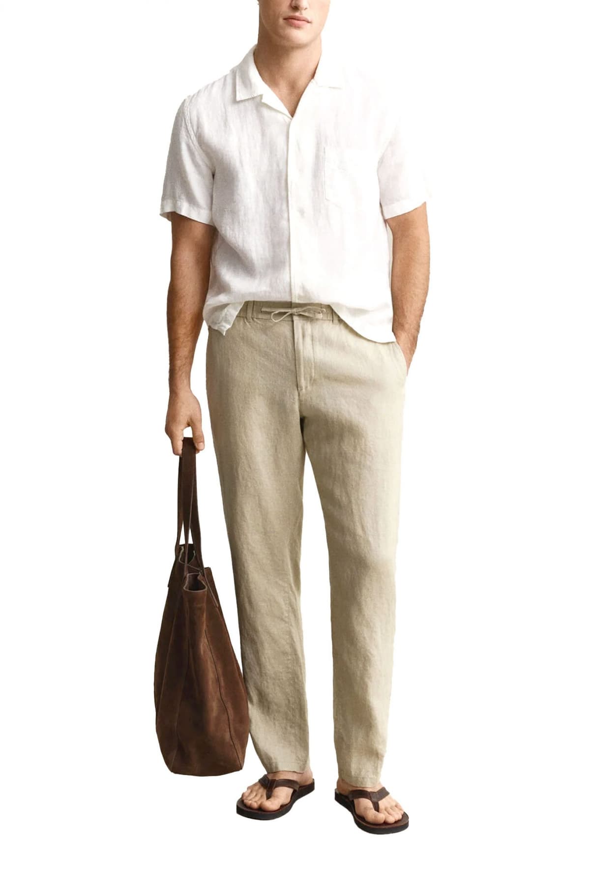 Men's Pants Gant Beige