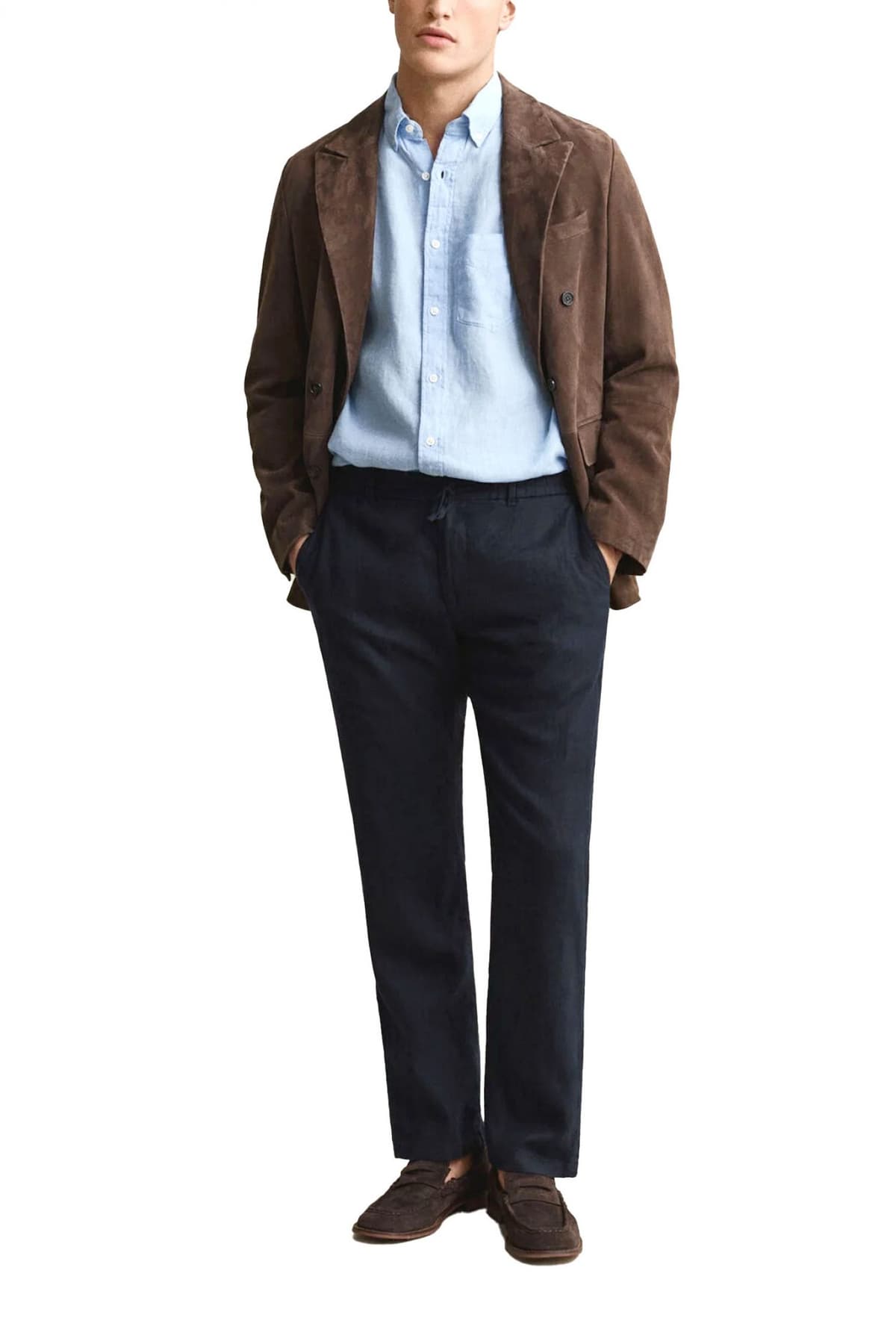 Men's Pants Gant Blue