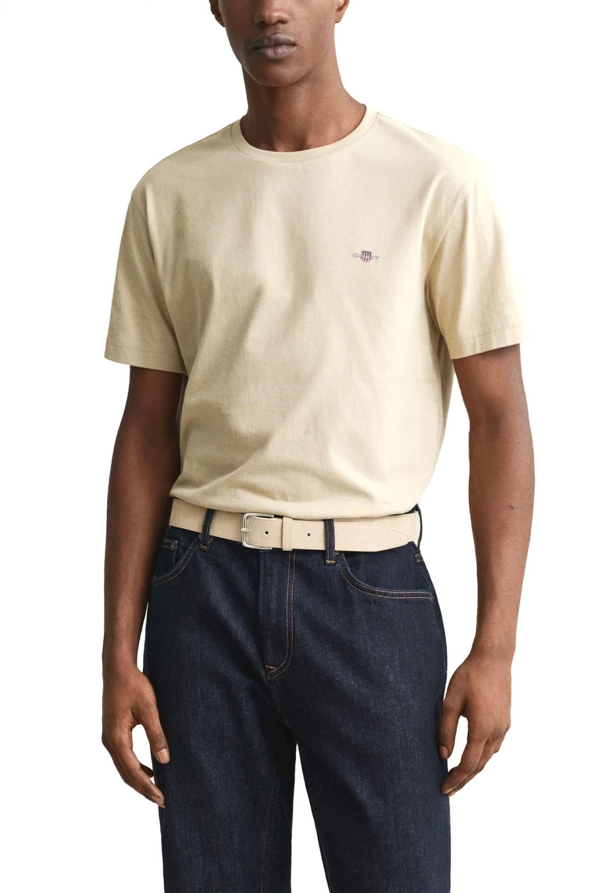 Men's T-Shirts Gant Beige