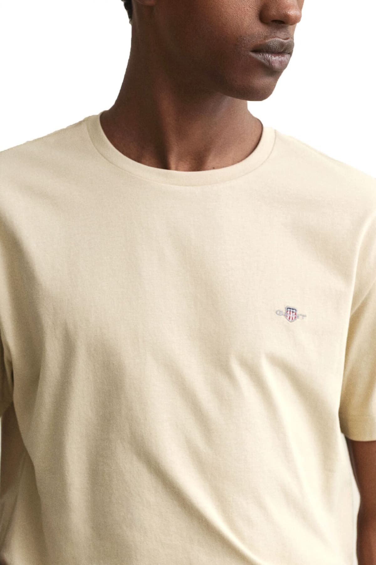 Men's T-Shirts Gant Beige