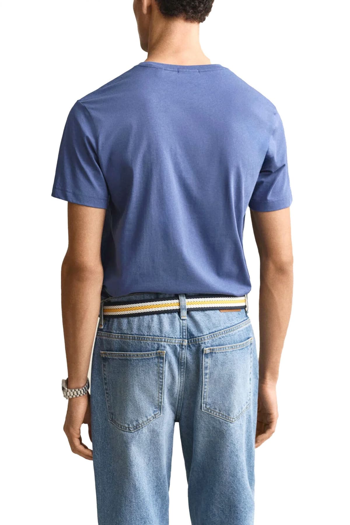 Men's T-Shirts Gant Blue