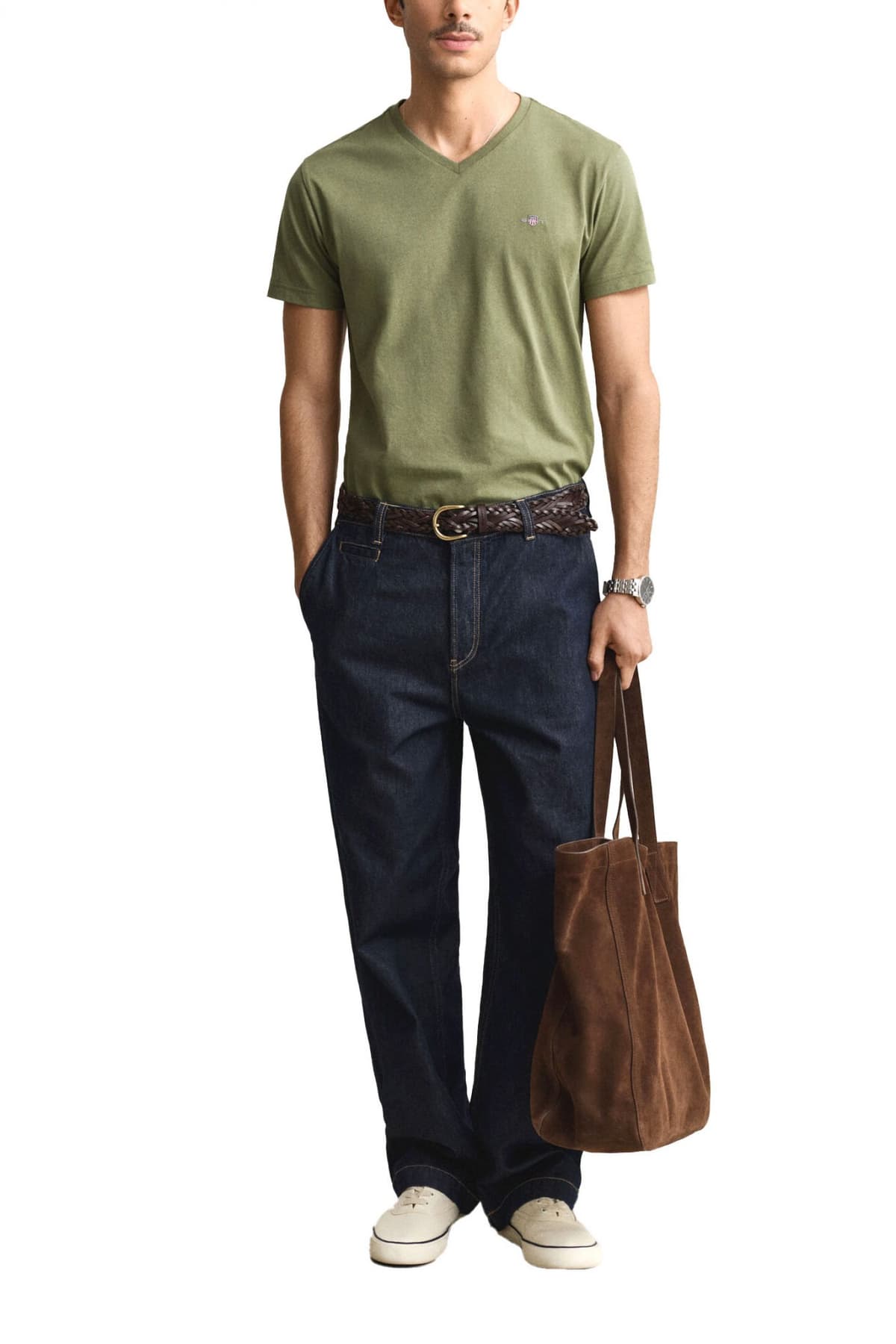 Men's T-Shirts Gant Green