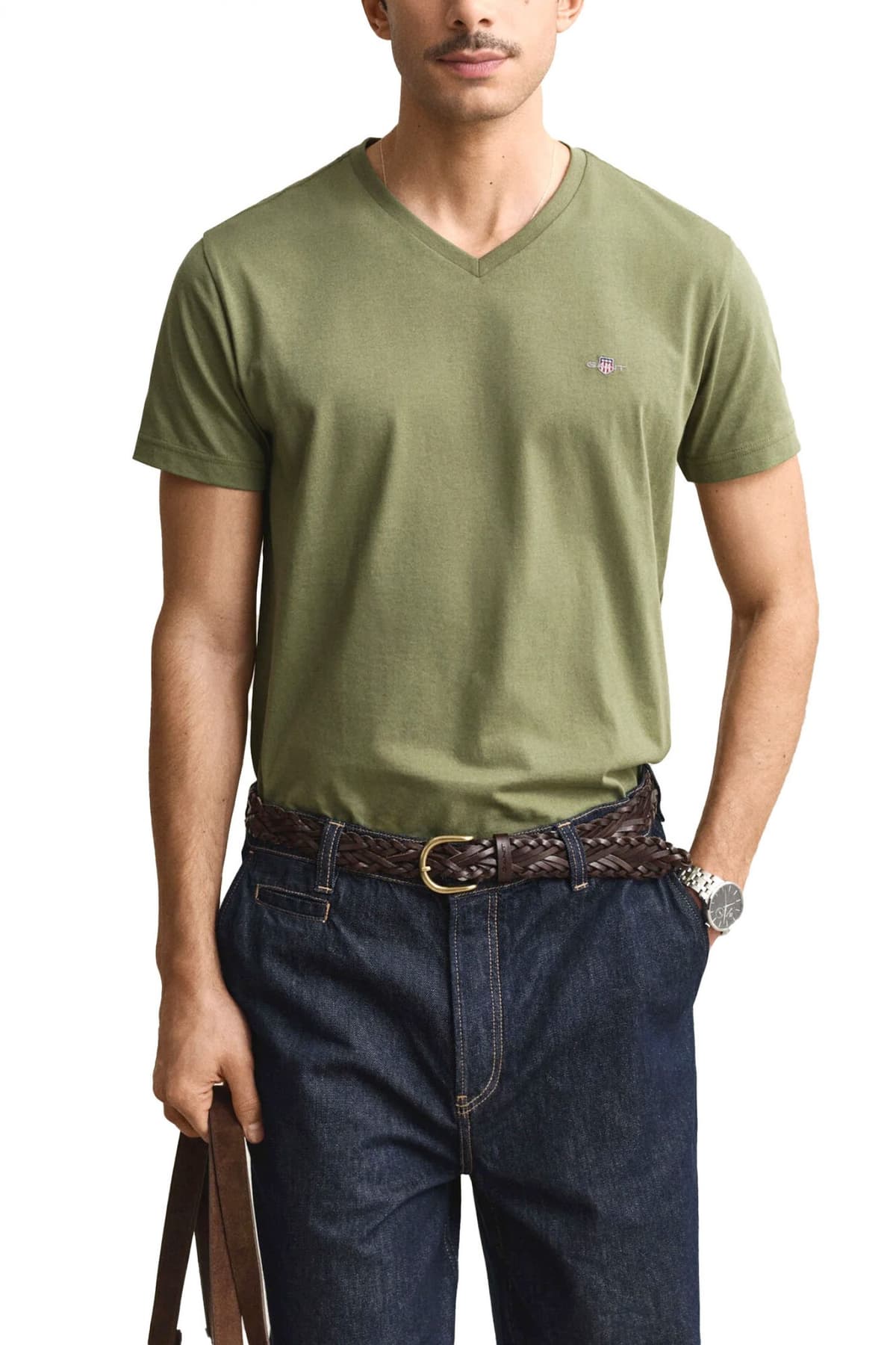 Men's T-Shirts Gant Green