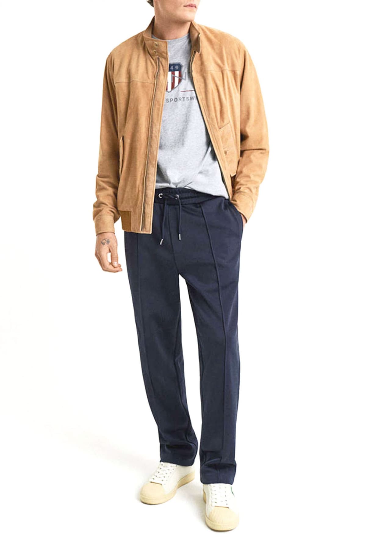 Men's T-Shirts Gant Gray