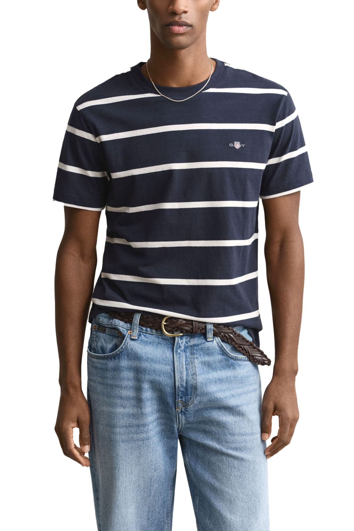 Men's T-Shirts Gant Blue