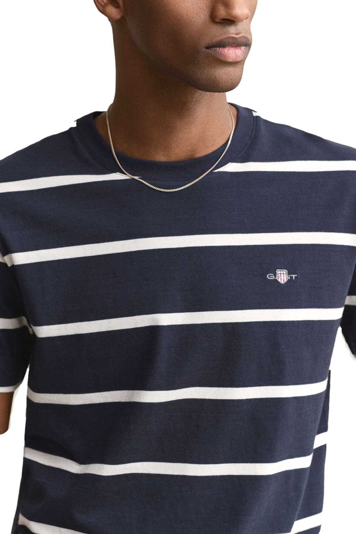 Men's T-Shirts Gant Blue