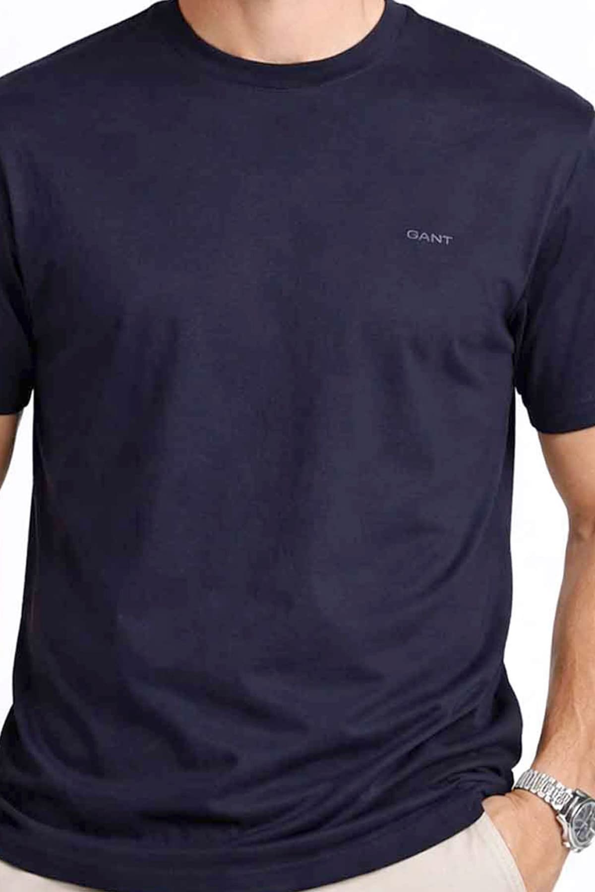 Men's T-Shirts Gant Blue