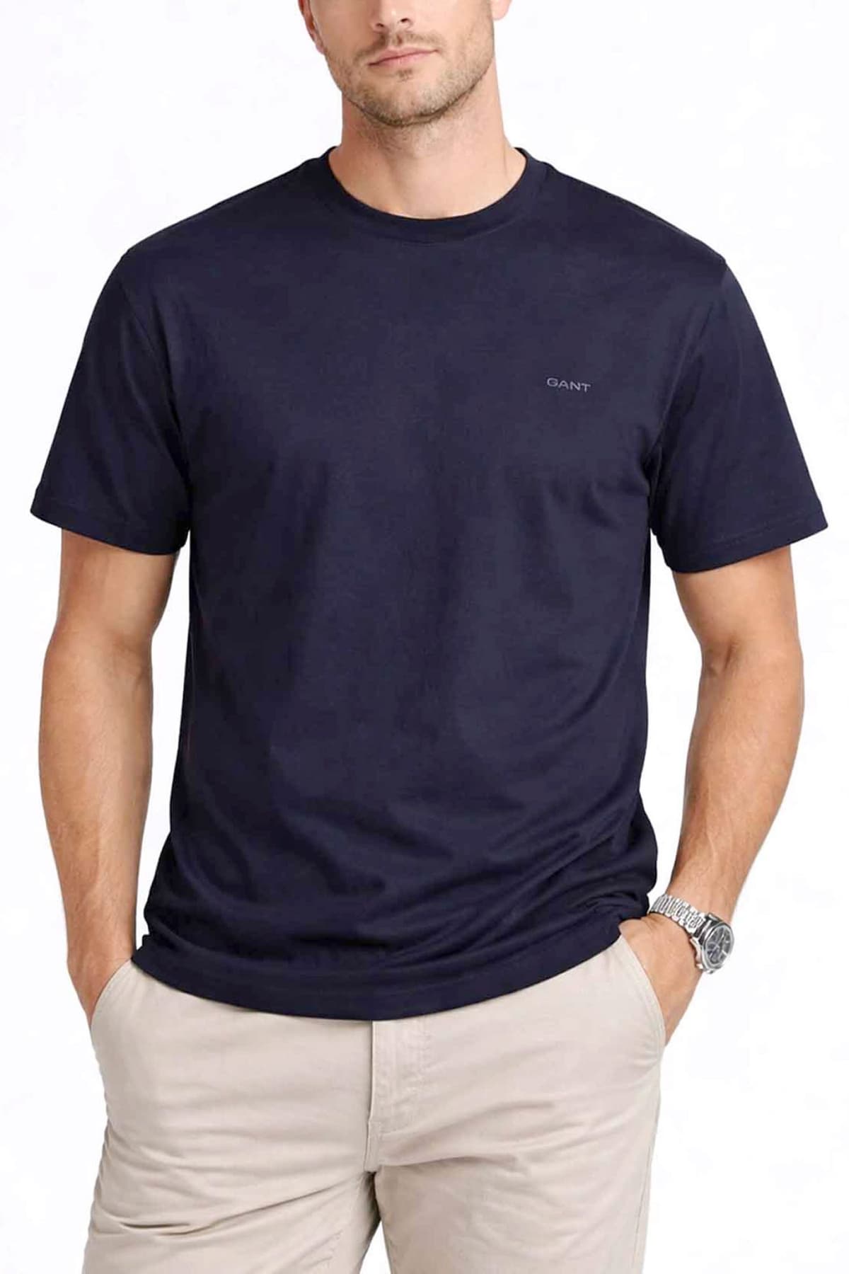 Men's T-Shirts Gant Blue
