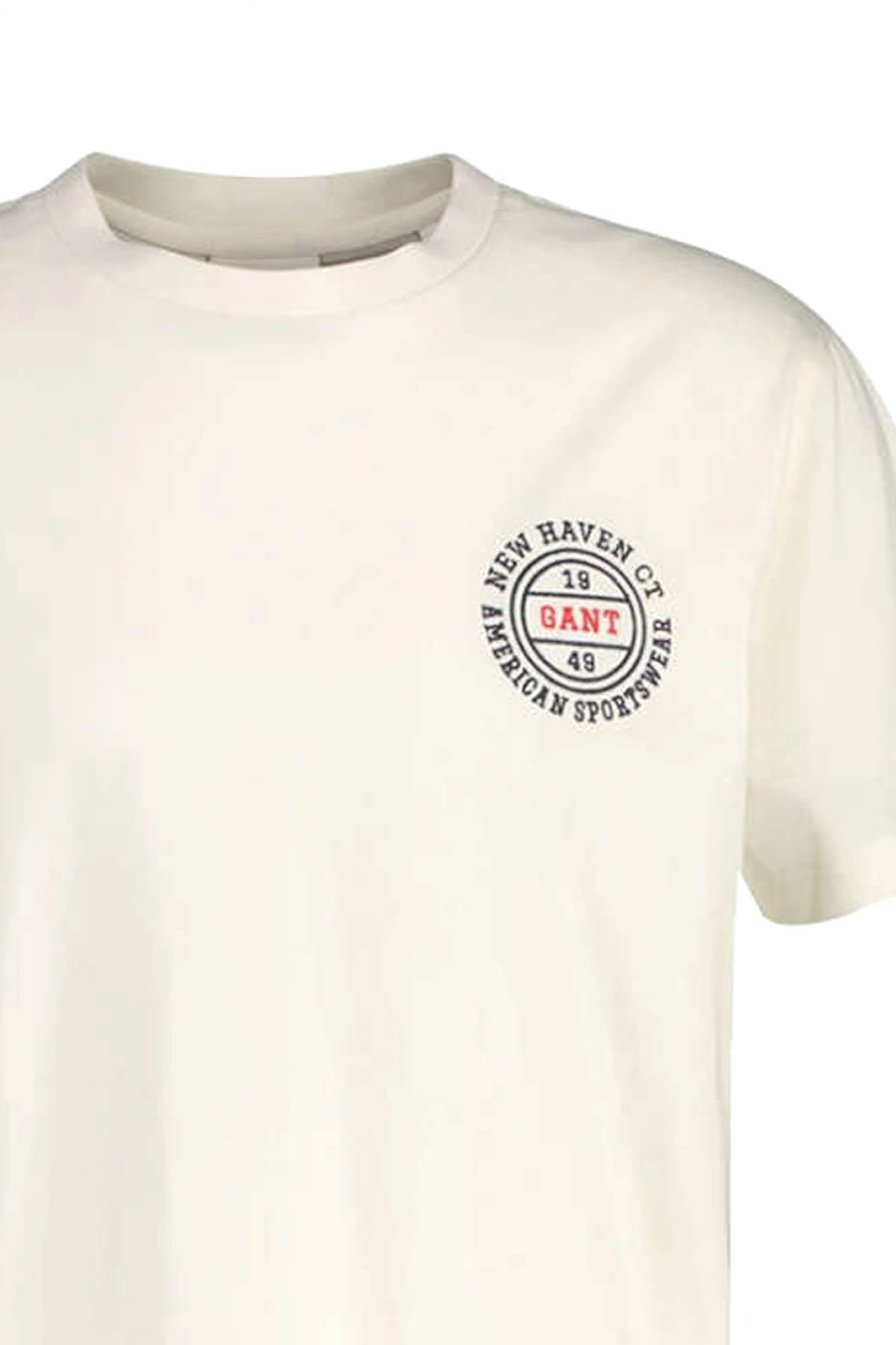 Men's T-Shirts Gant Ecru